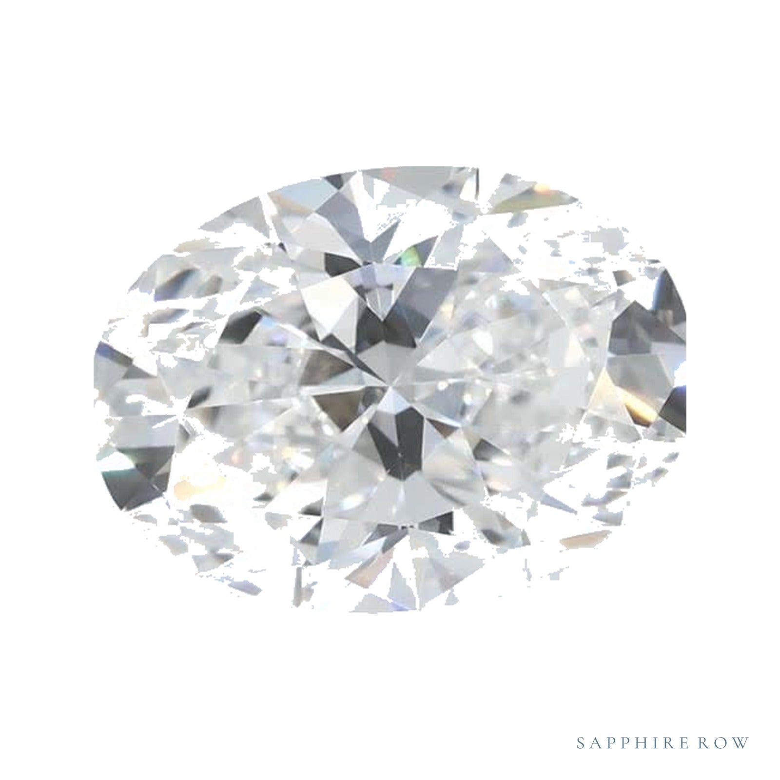 1.31 ct lab-grown diamond, oval cut | Sapphire Row · cut4