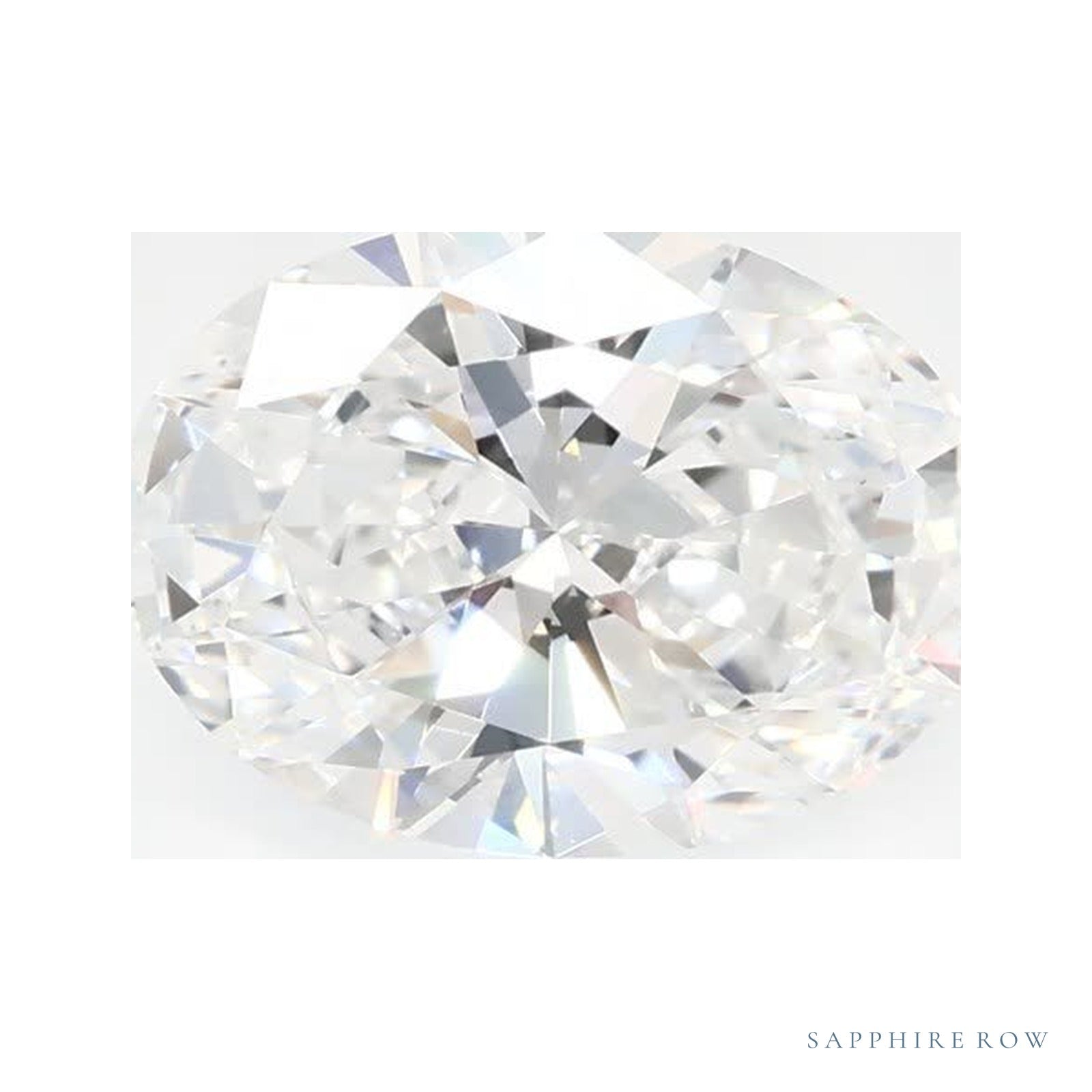 1.31 ct lab-grown diamond, oval cut | Sapphire Row · cut4
