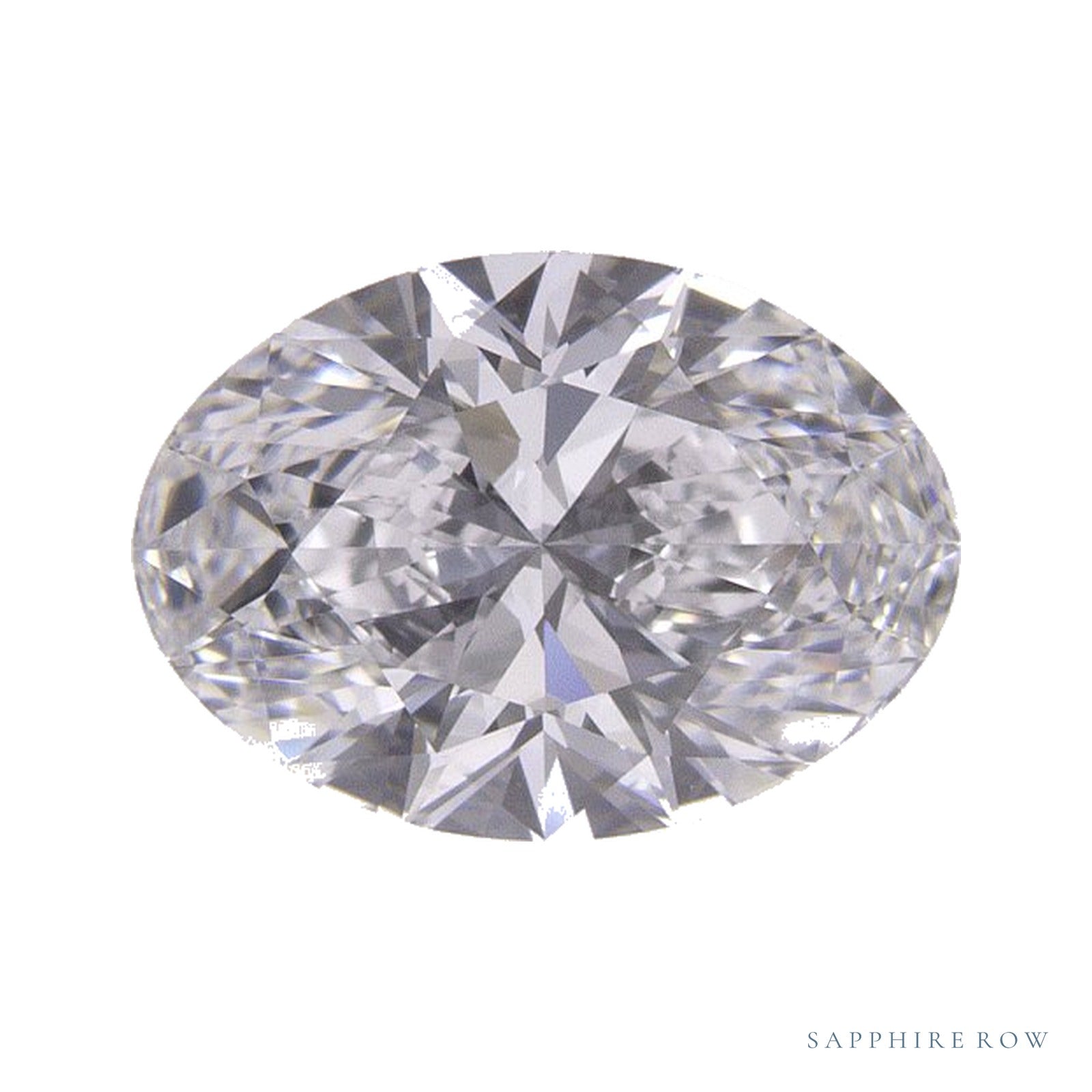 1.31 ct lab-grown diamond, oval cut | Sapphire Row · cut4