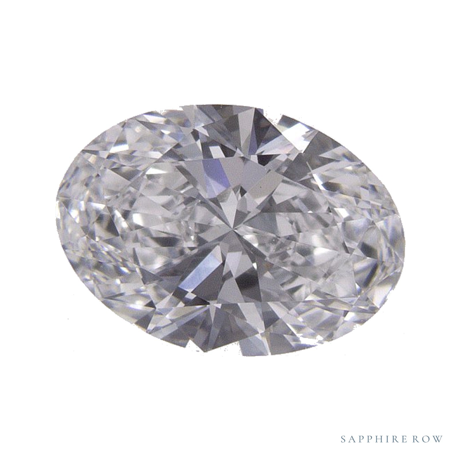 1.31 ct lab-grown diamond, oval cut | Sapphire Row · cut4