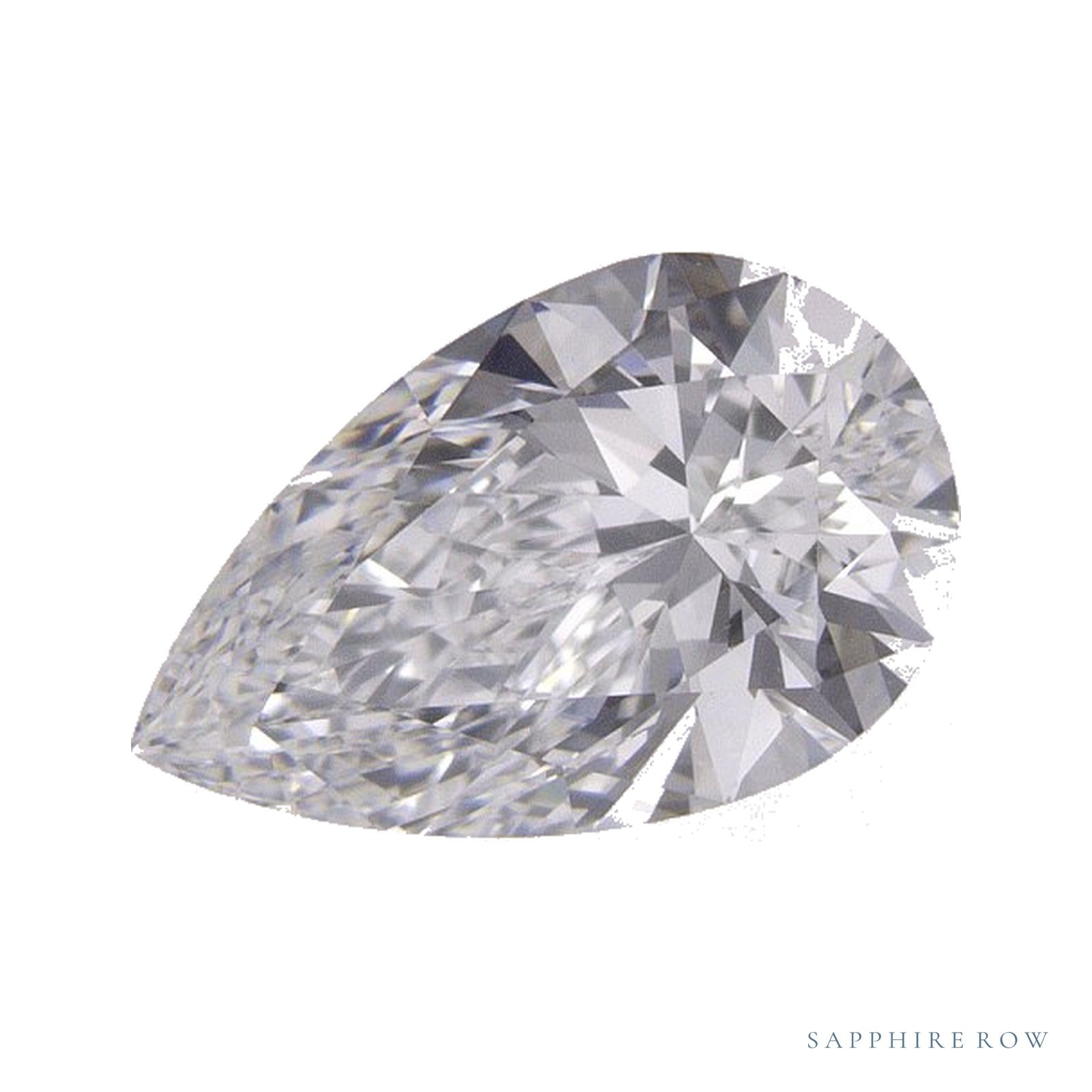 1.30 ct natural diamond, pear cut | Sapphire Row · cut4