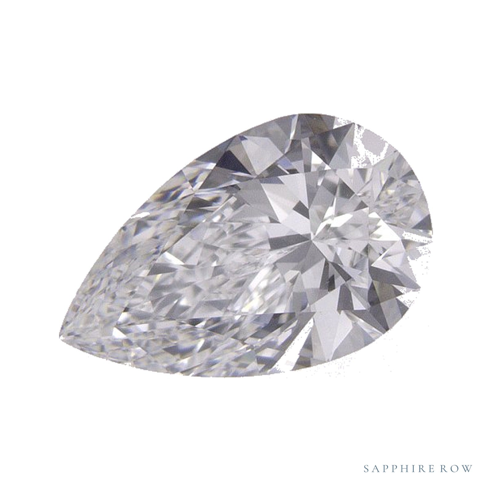 1.30 ct natural diamond, pear cut | Sapphire Row · cut4
