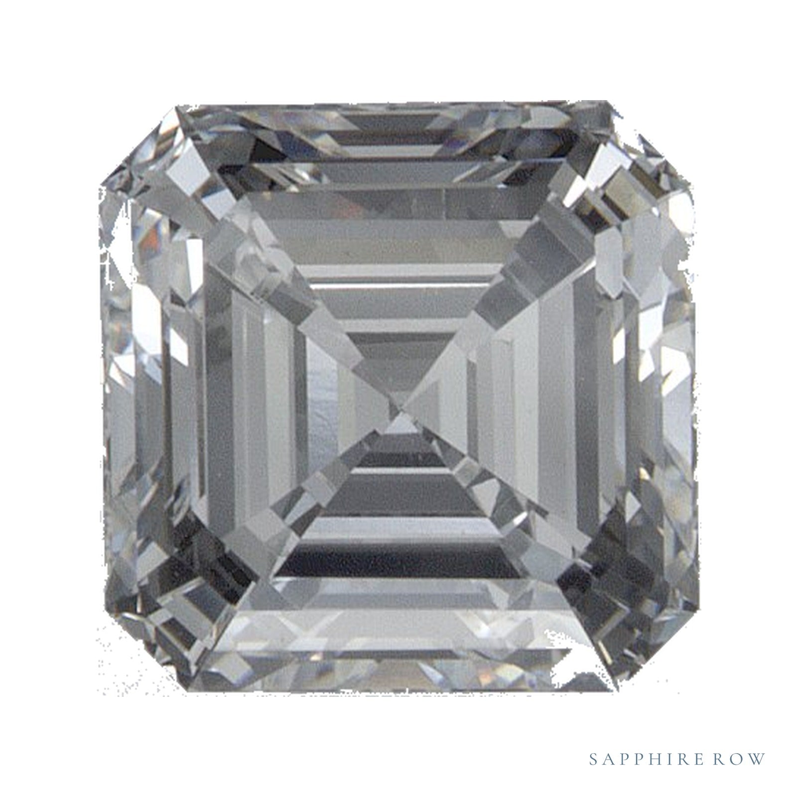 1.30 ct lab-grown diamond, asscher cut | Sapphire Row · cut4