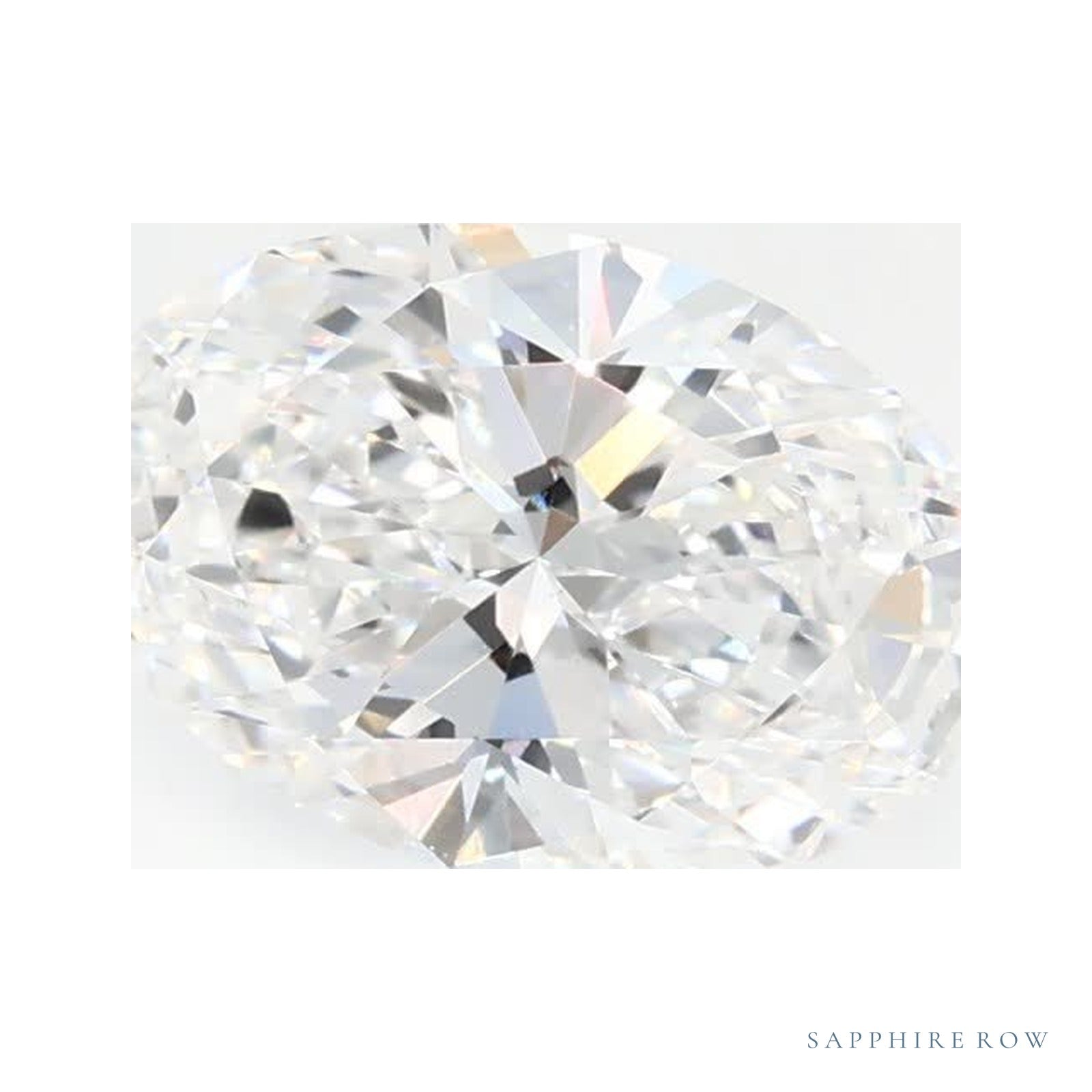 1.29 ct lab-grown diamond, oval cut | Sapphire Row · cut4