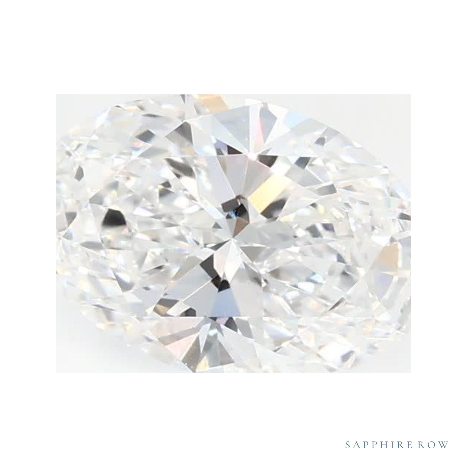 1.29 ct lab-grown diamond, oval cut | Sapphire Row · cut4