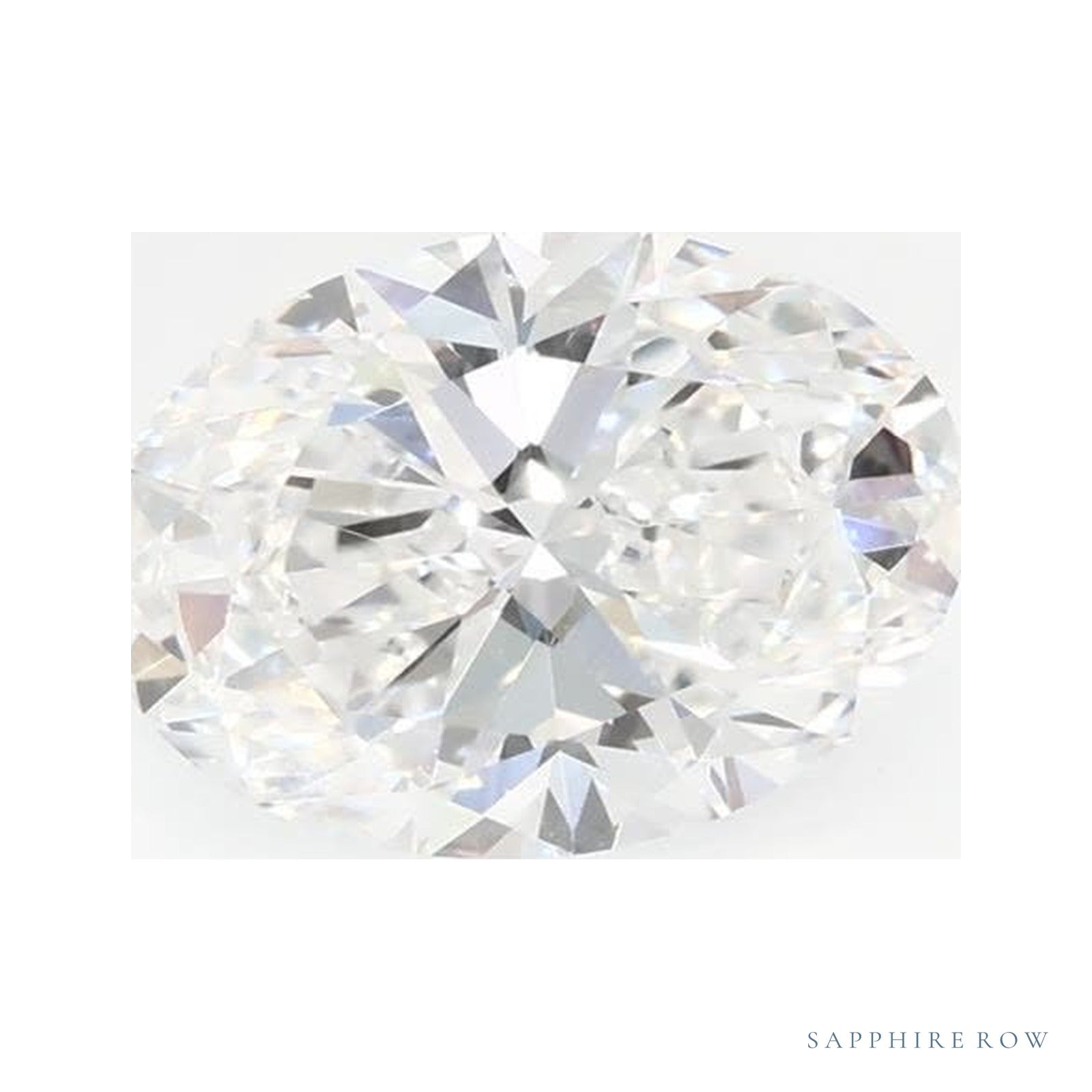 1.29 ct lab-grown diamond, oval cut | Sapphire Row · cut4