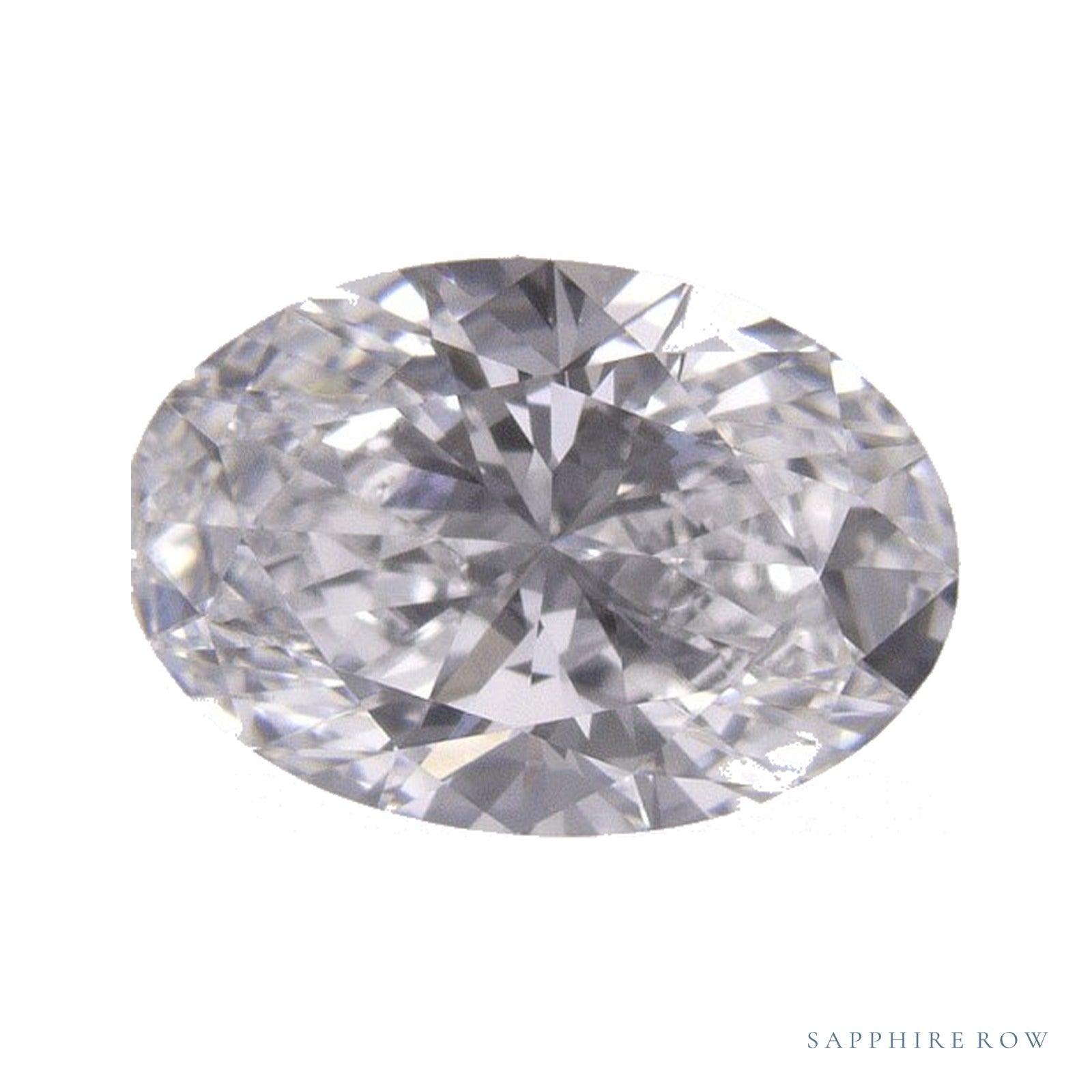 1.29 ct lab-grown diamond, oval cut | Sapphire Row · cut4