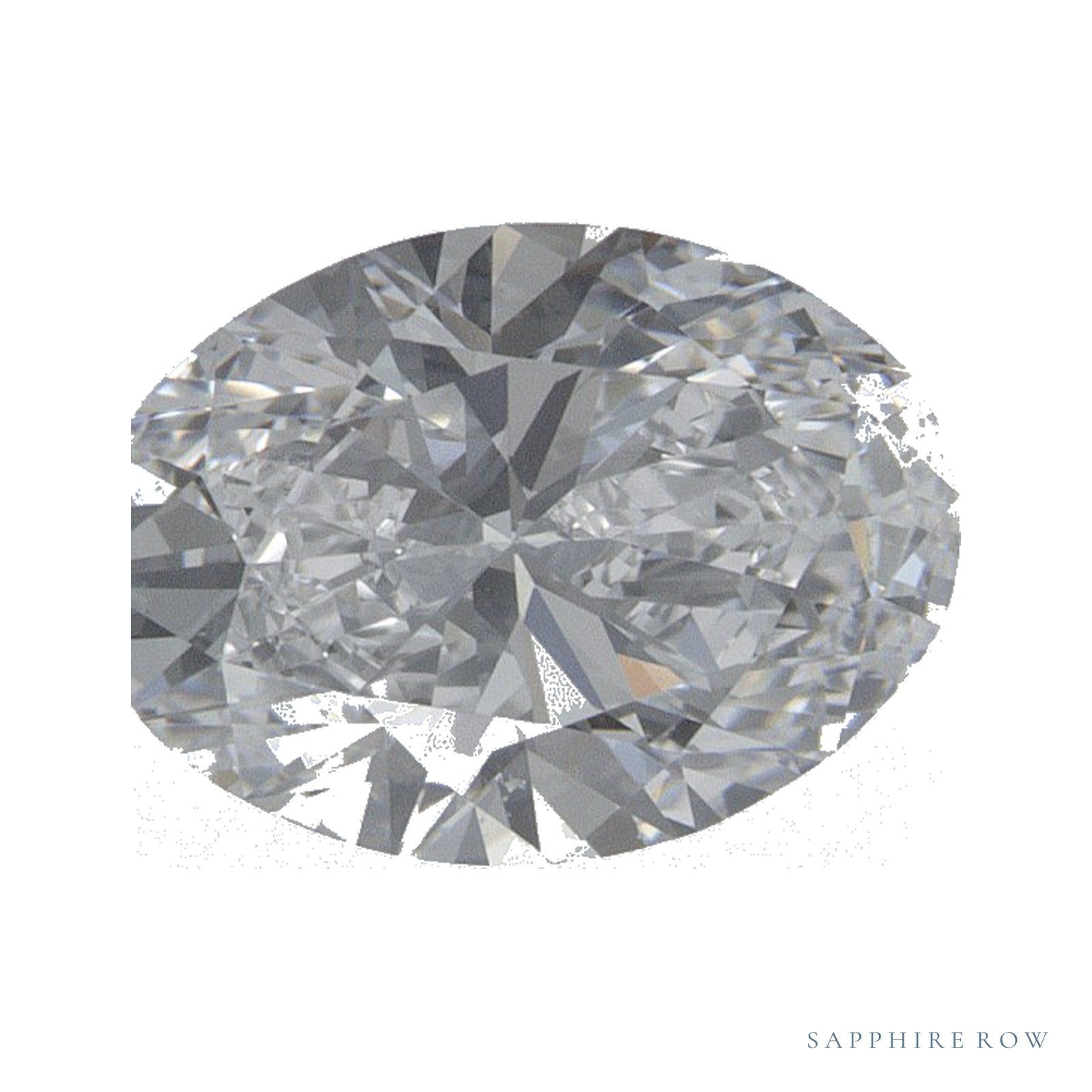 1.29 ct lab-grown diamond, oval cut | Sapphire Row · cut4