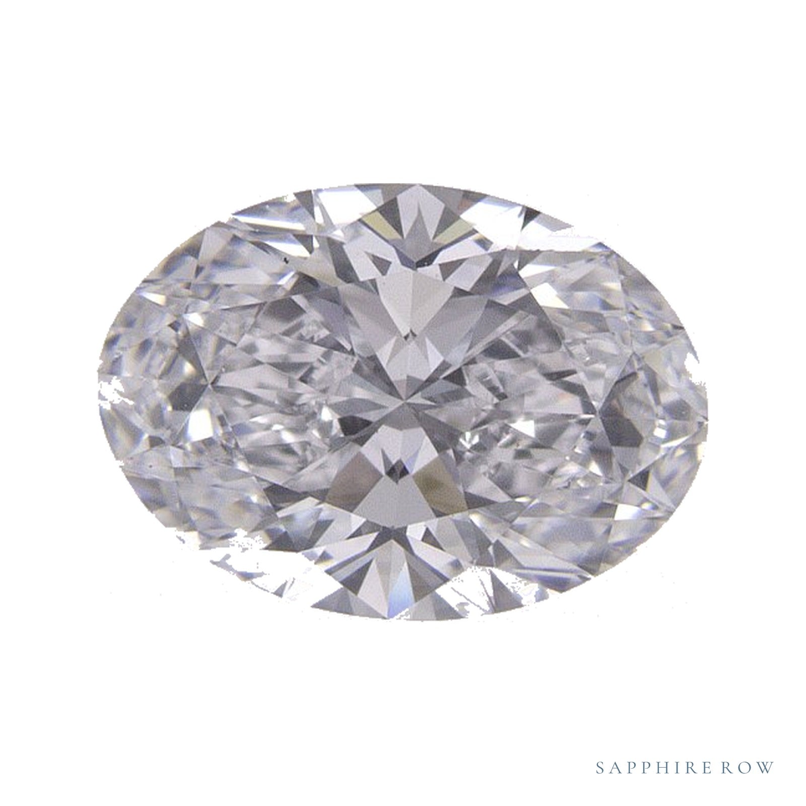 1.29 ct lab-grown diamond, oval cut | Sapphire Row · cut4