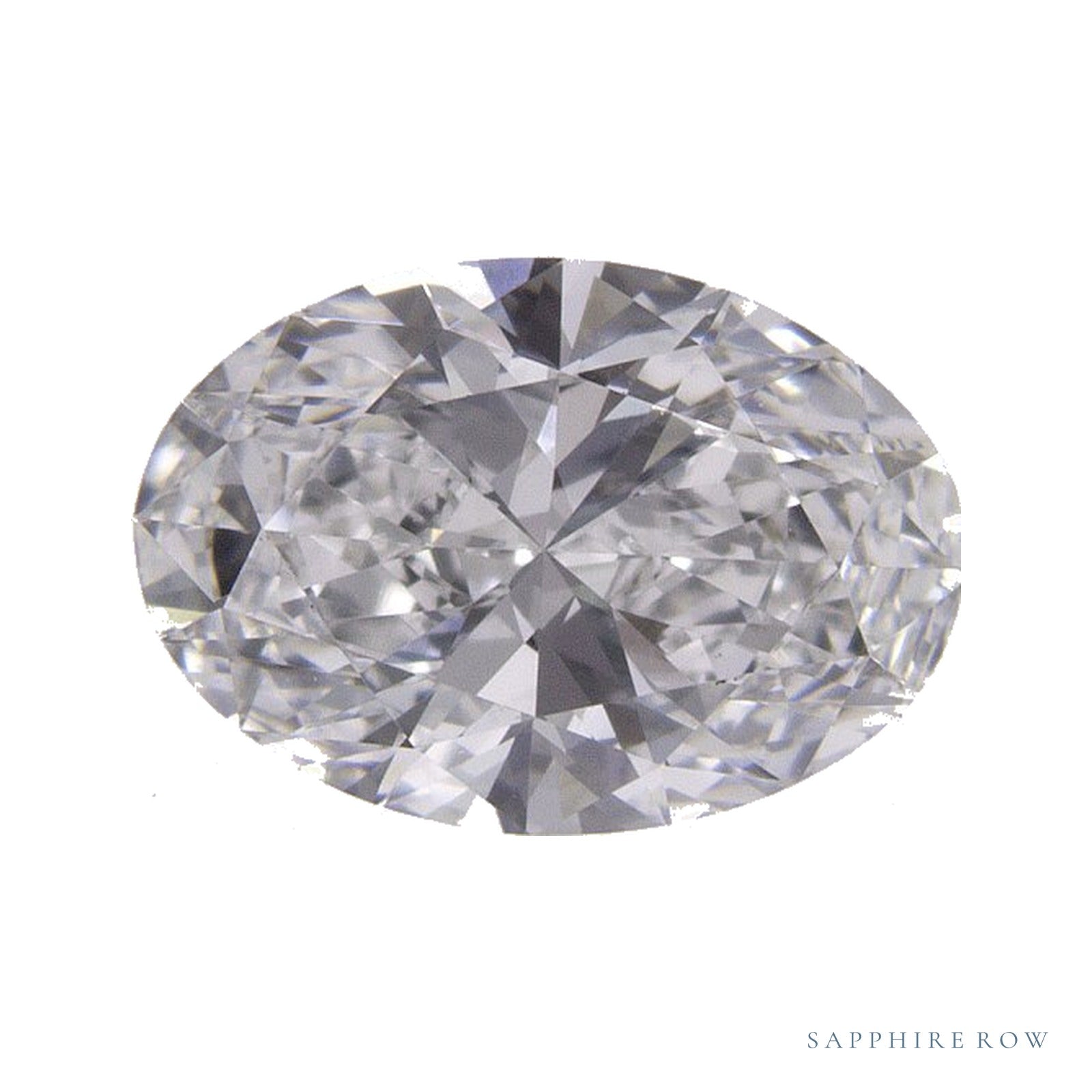 1.29 ct lab-grown diamond, oval cut | Sapphire Row · cut4