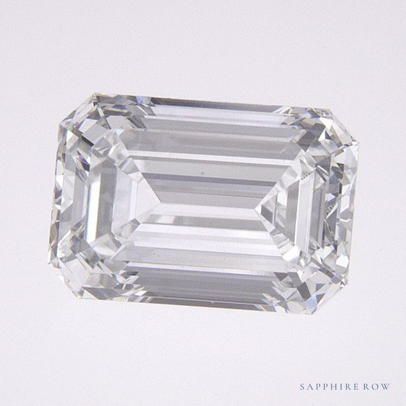 1.29 ct lab-grown diamond, emerald cut | Sapphire Row · cut7