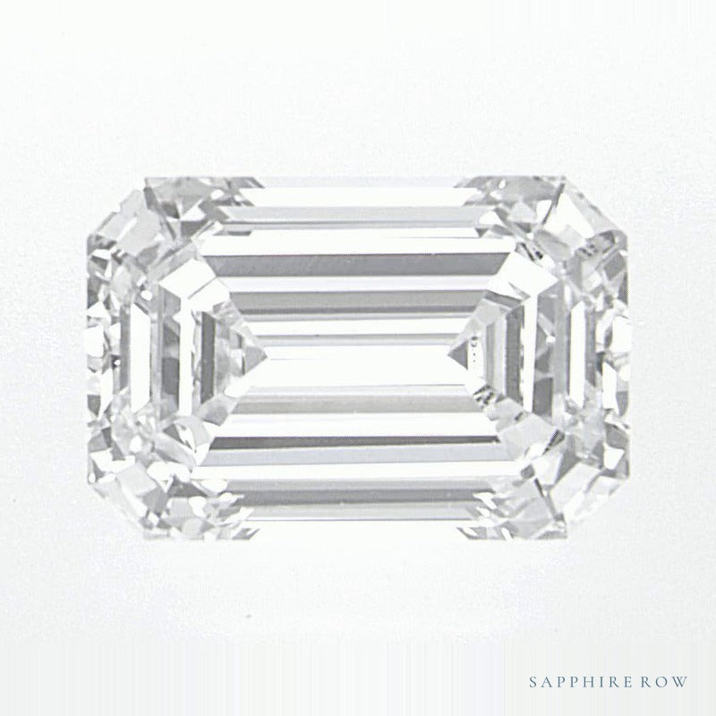 1.29 ct lab-grown diamond, emerald cut | Sapphire Row · cut6