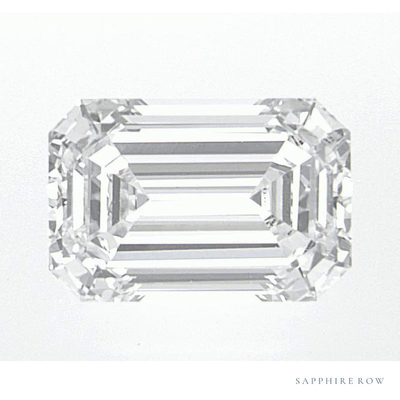 1.29 ct lab-grown diamond, emerald cut | Sapphire Row · cut7