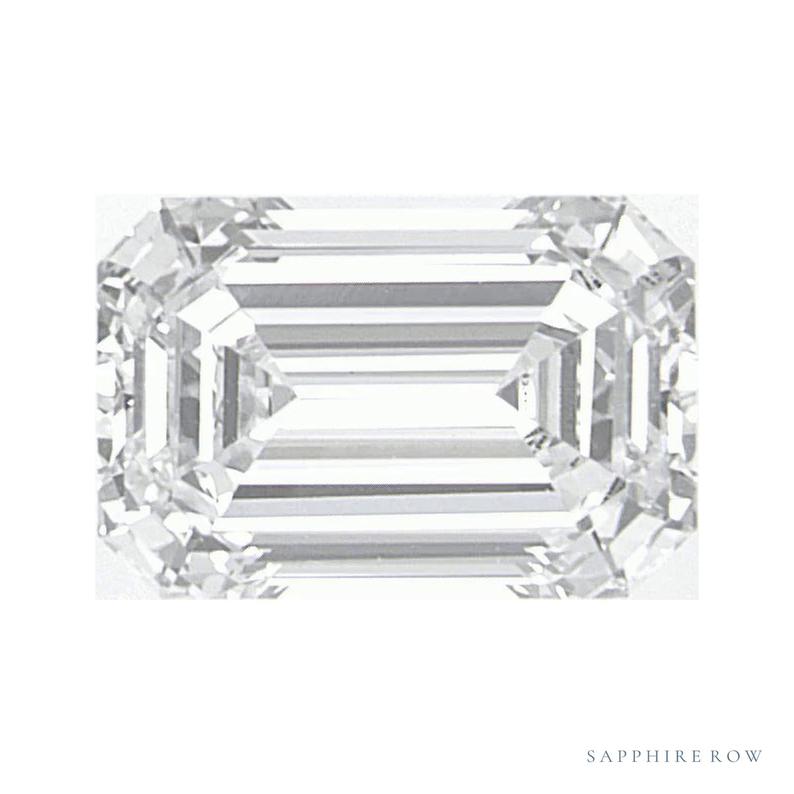 1.29 ct lab-grown diamond, emerald cut | Sapphire Row · cut4