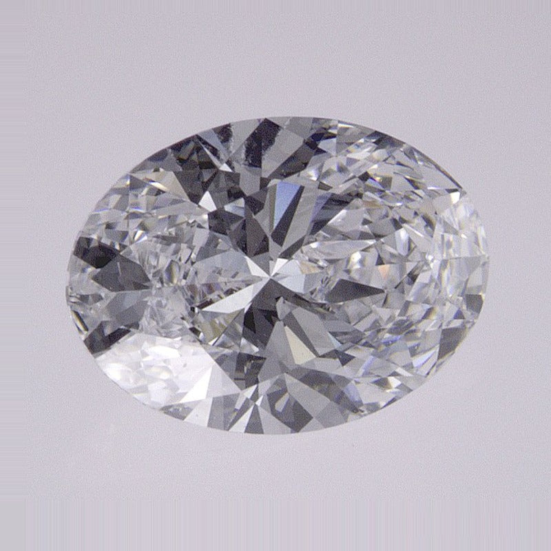 1.28 ct lab-grown diamond, oval cut | Sapphire Row · cut7