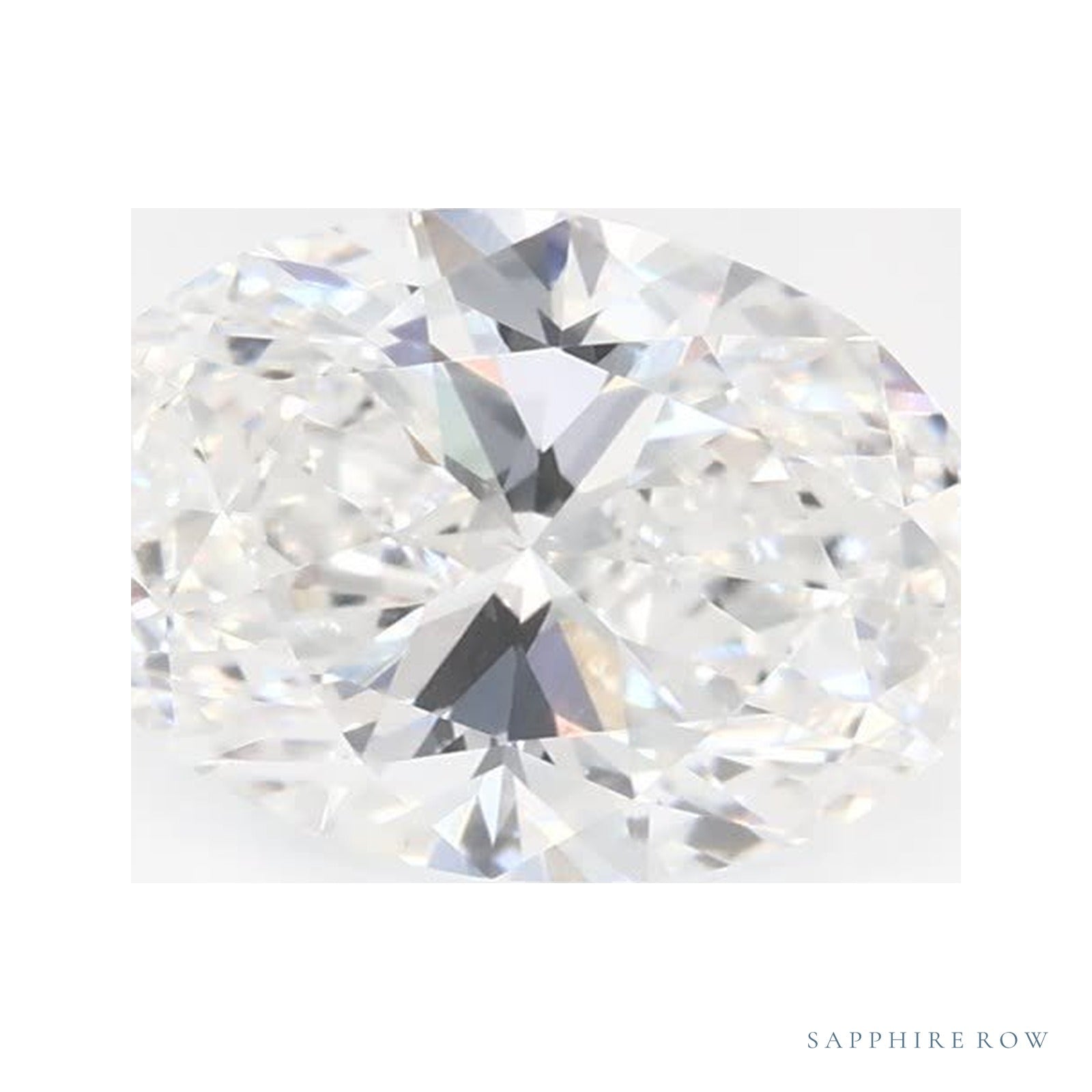 1.27 ct lab-grown diamond, oval cut | Sapphire Row · cut4