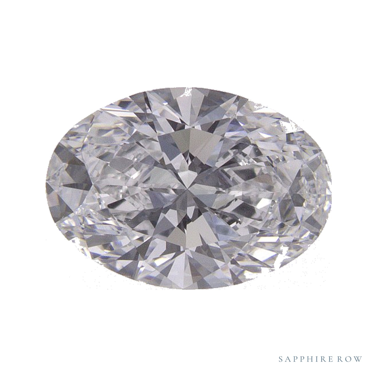 1.27 ct lab-grown diamond, oval cut | Sapphire Row · cut4