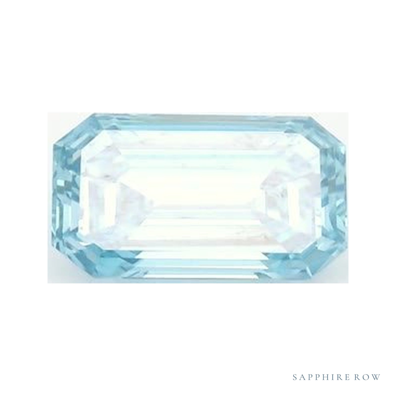 1.26 ct lab-grown fancy vivid blue diamond, emerald cut | Sapphire Row · cut4