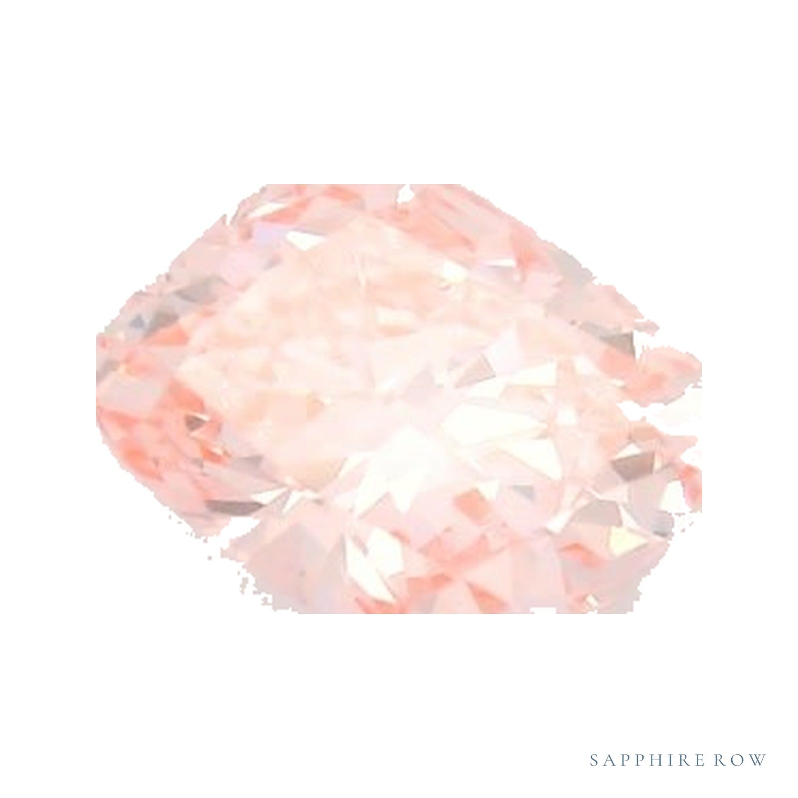 1.26 ct lab-grown fancy vivid pink diamond, elongated cushion cut | Sapphire Row · cut4