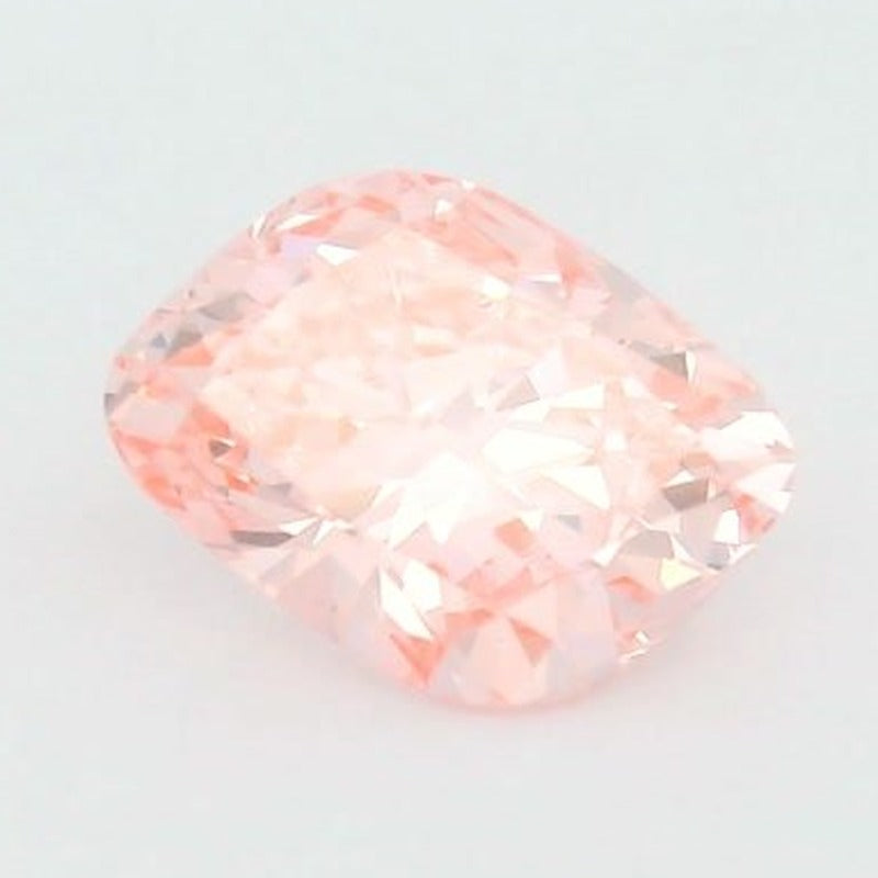 1.26 ct lab-grown fancy vivid pink diamond, elongated cushion cut | Sapphire Row · cut7