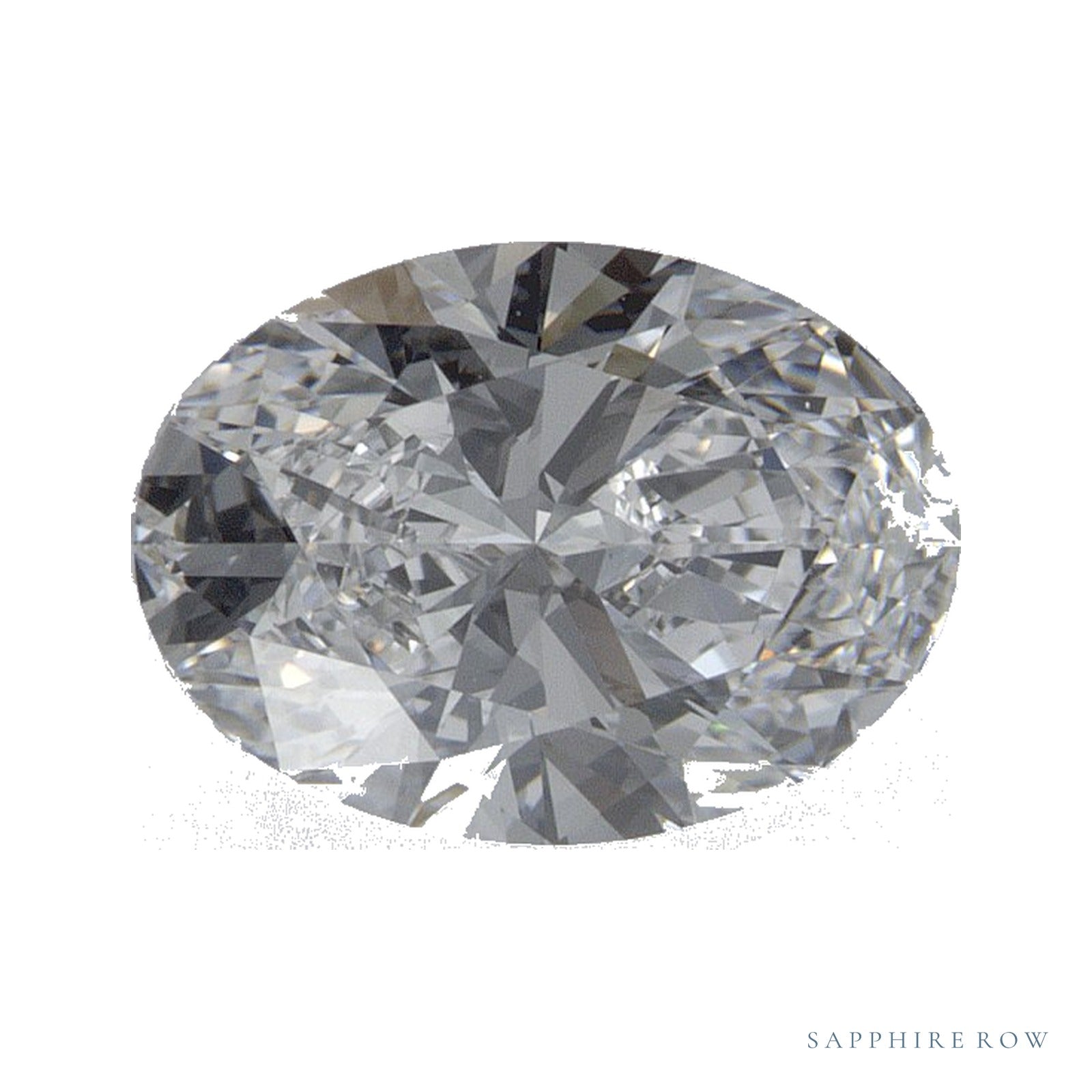 1.26 ct lab-grown diamond, oval cut | Sapphire Row · cut4