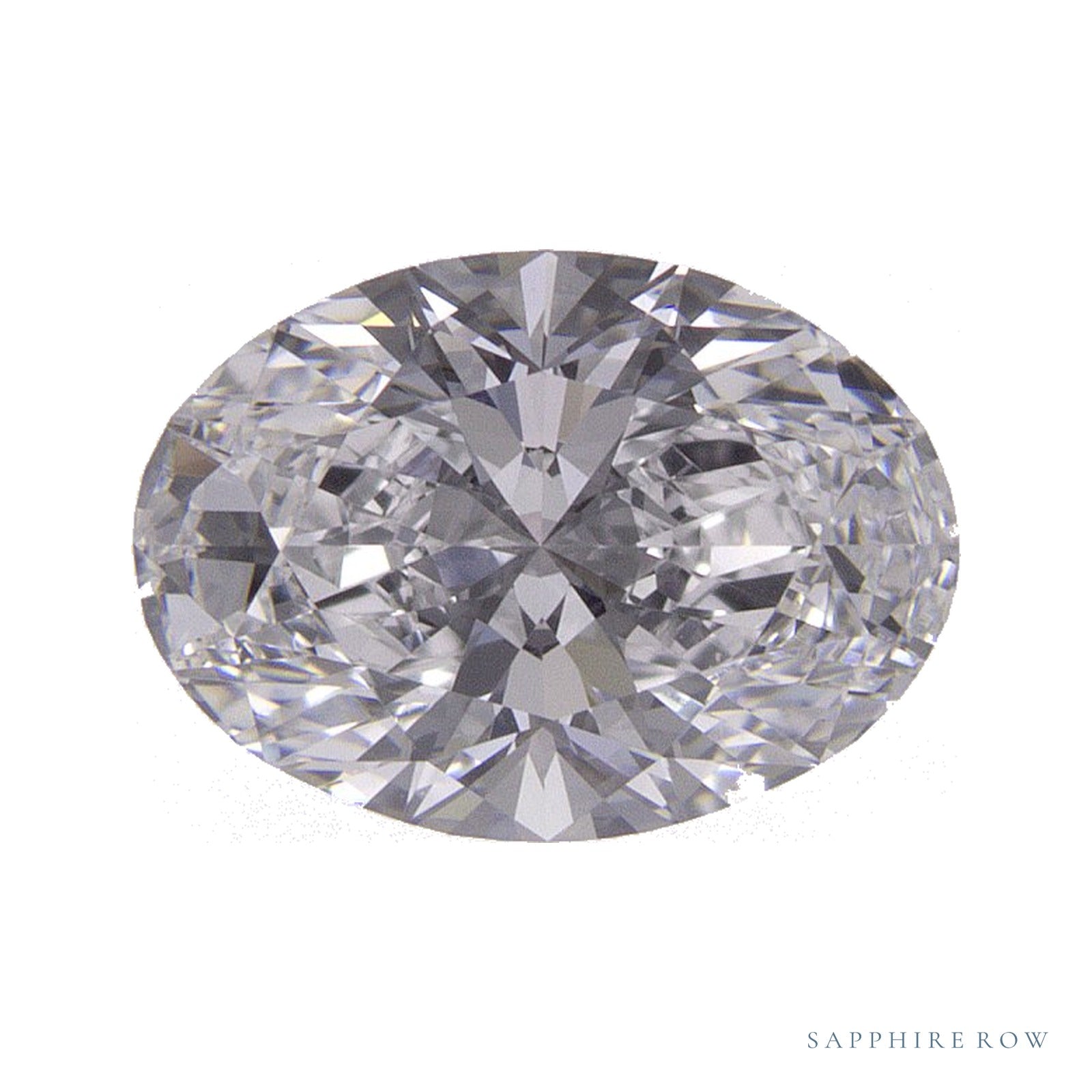 1.26 ct lab-grown diamond, oval cut | Sapphire Row · cut4