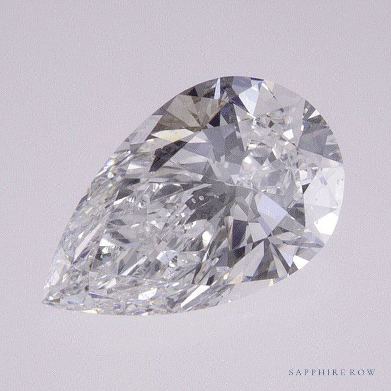 1.25 ct natural diamond, pear cut | Sapphire Row · cut7