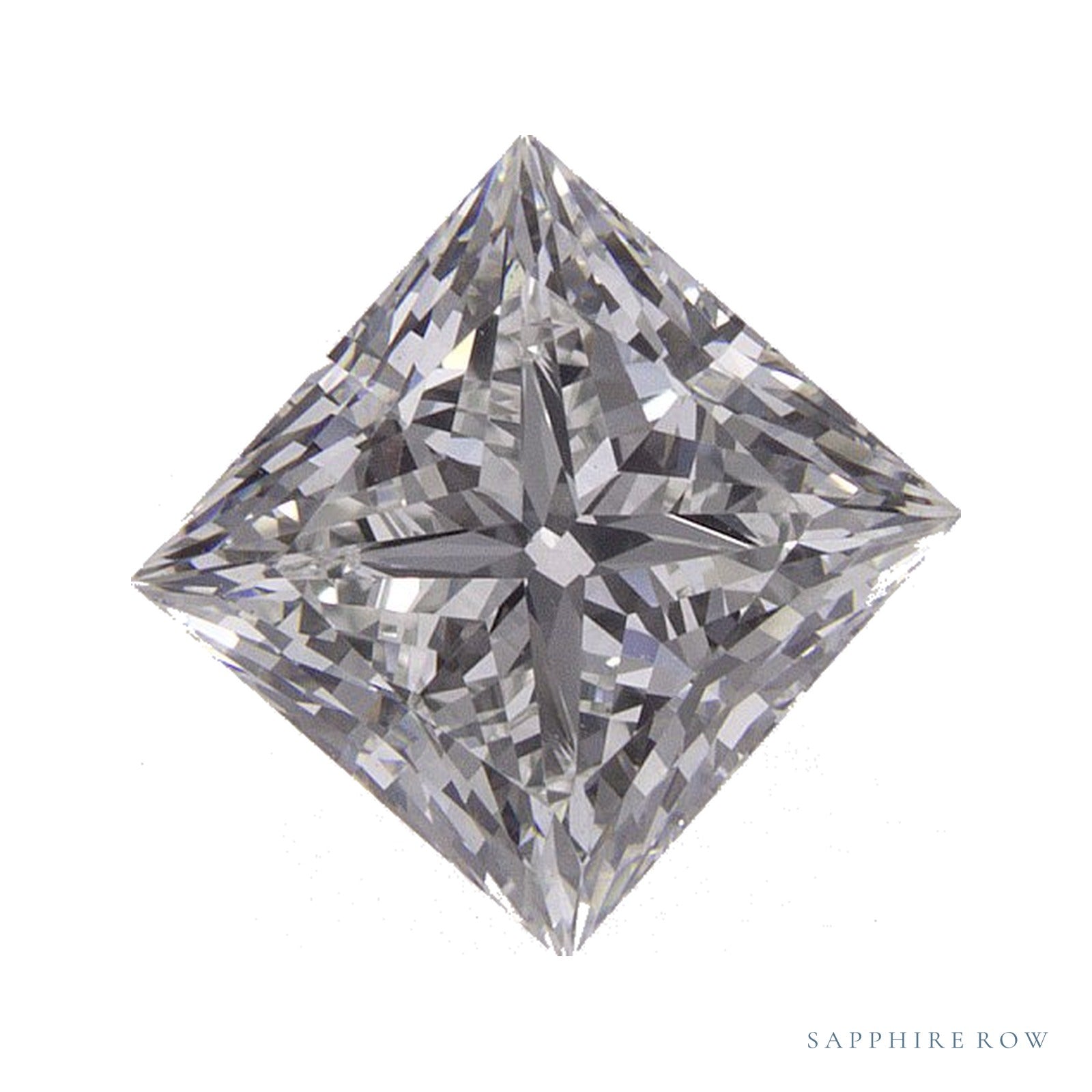 1.24 ct natural diamond, square cut | Sapphire Row · cut4