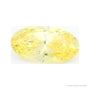 1.24 ct lab-grown fancy vivid yellow diamond, oval cut | Sapphire Row · cut4