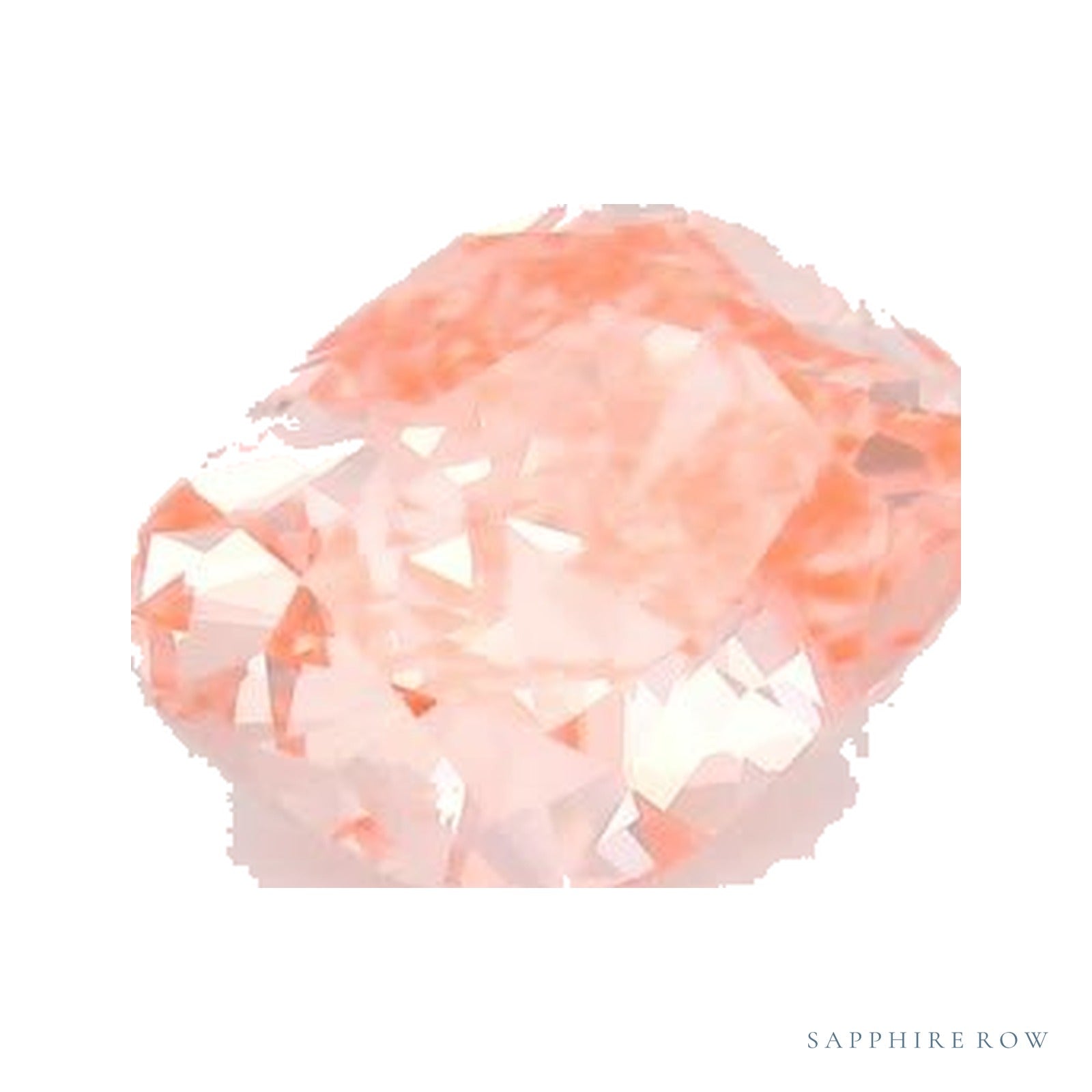 1.24 ct lab-grown fancy vivid pink diamond, elongated cushion cut | Sapphire Row · cut4