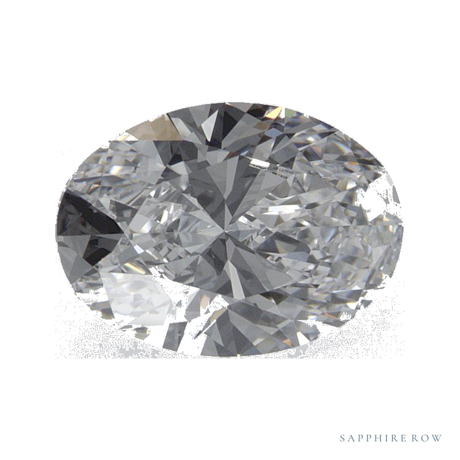 1.24 ct lab-grown diamond, oval cut | Sapphire Row · cut4