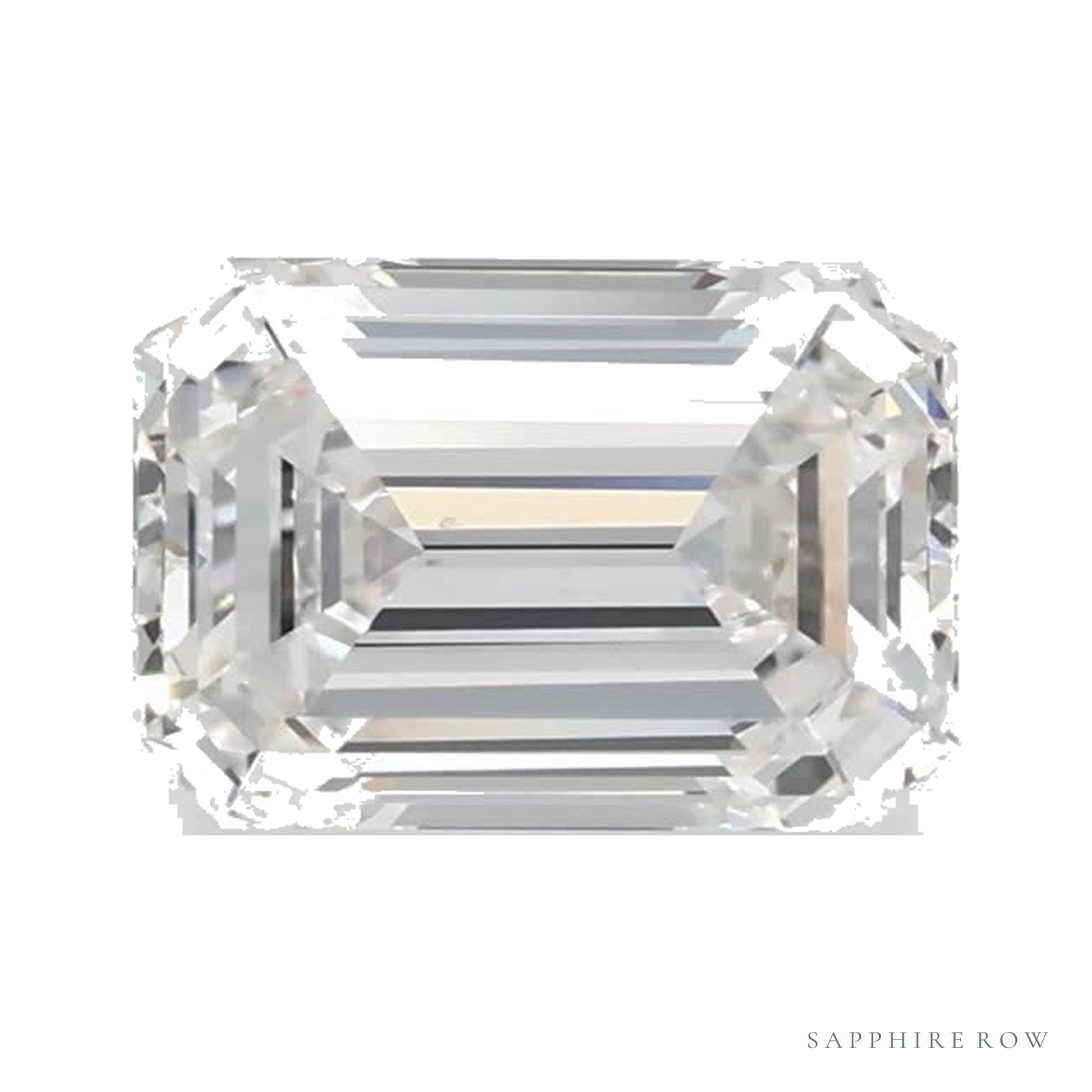 1.24 ct lab-grown diamond, emerald cut | Sapphire Row · cut4