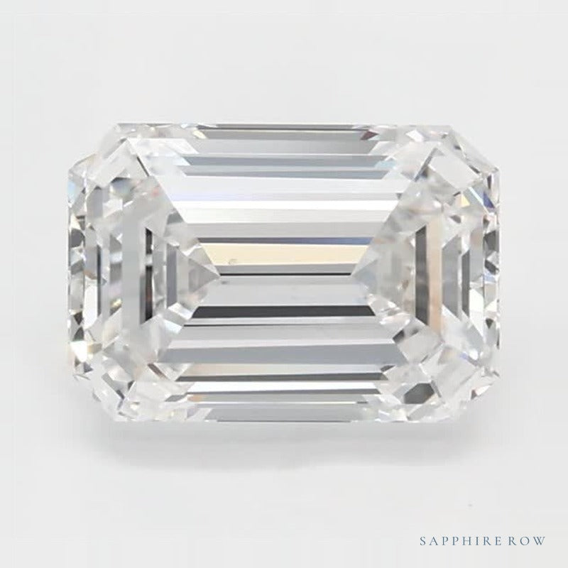 1.24 ct lab-grown diamond, emerald cut | Sapphire Row · cut6