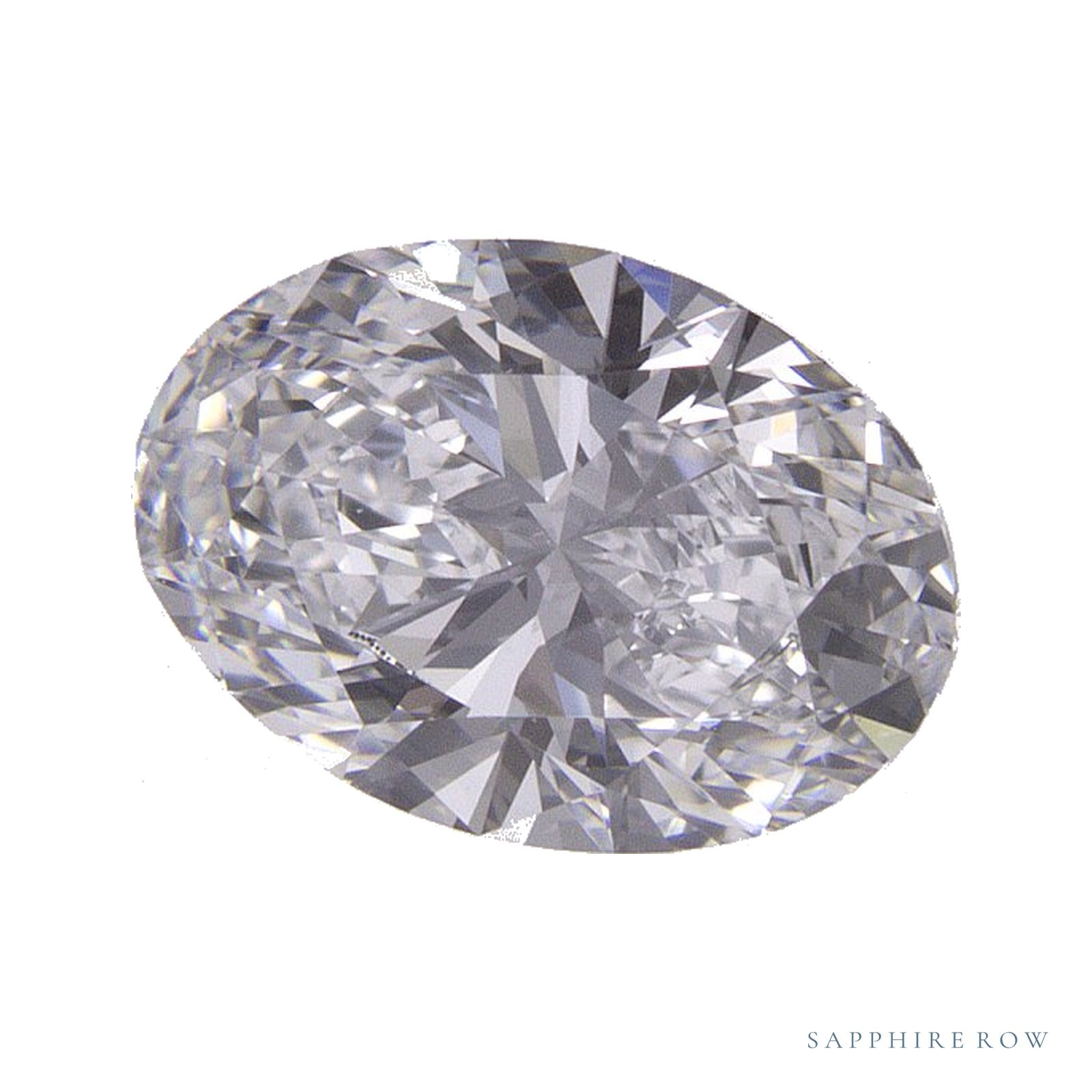1.24 ct lab-grown diamond, oval cut | Sapphire Row · cut4