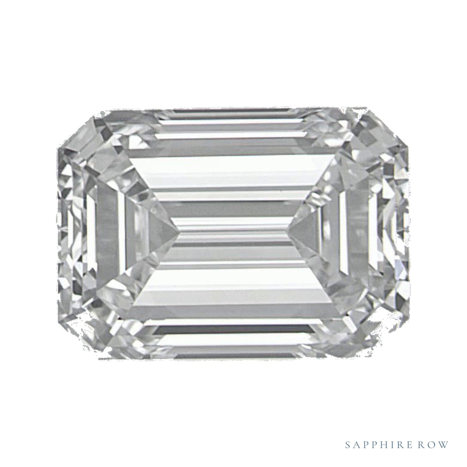 1.23 ct natural diamond, emerald cut | Sapphire Row · cut4