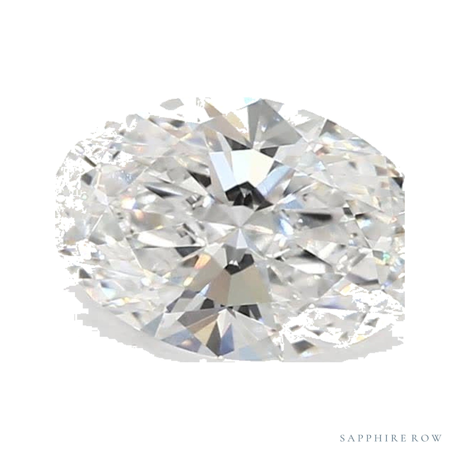 1.23 ct lab-grown diamond, oval cut | Sapphire Row · cut4