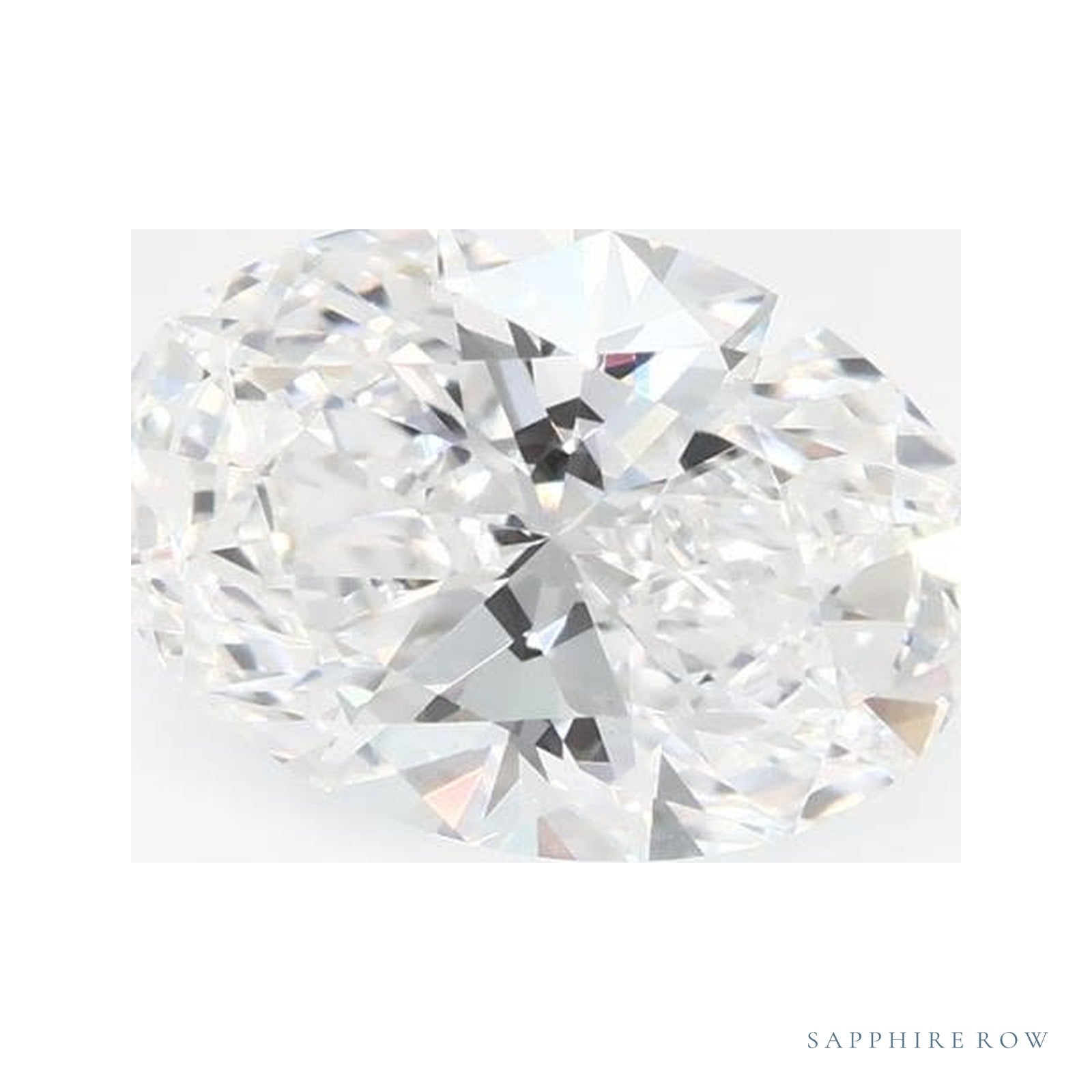 1.23 ct lab-grown diamond, oval cut | Sapphire Row · cut4