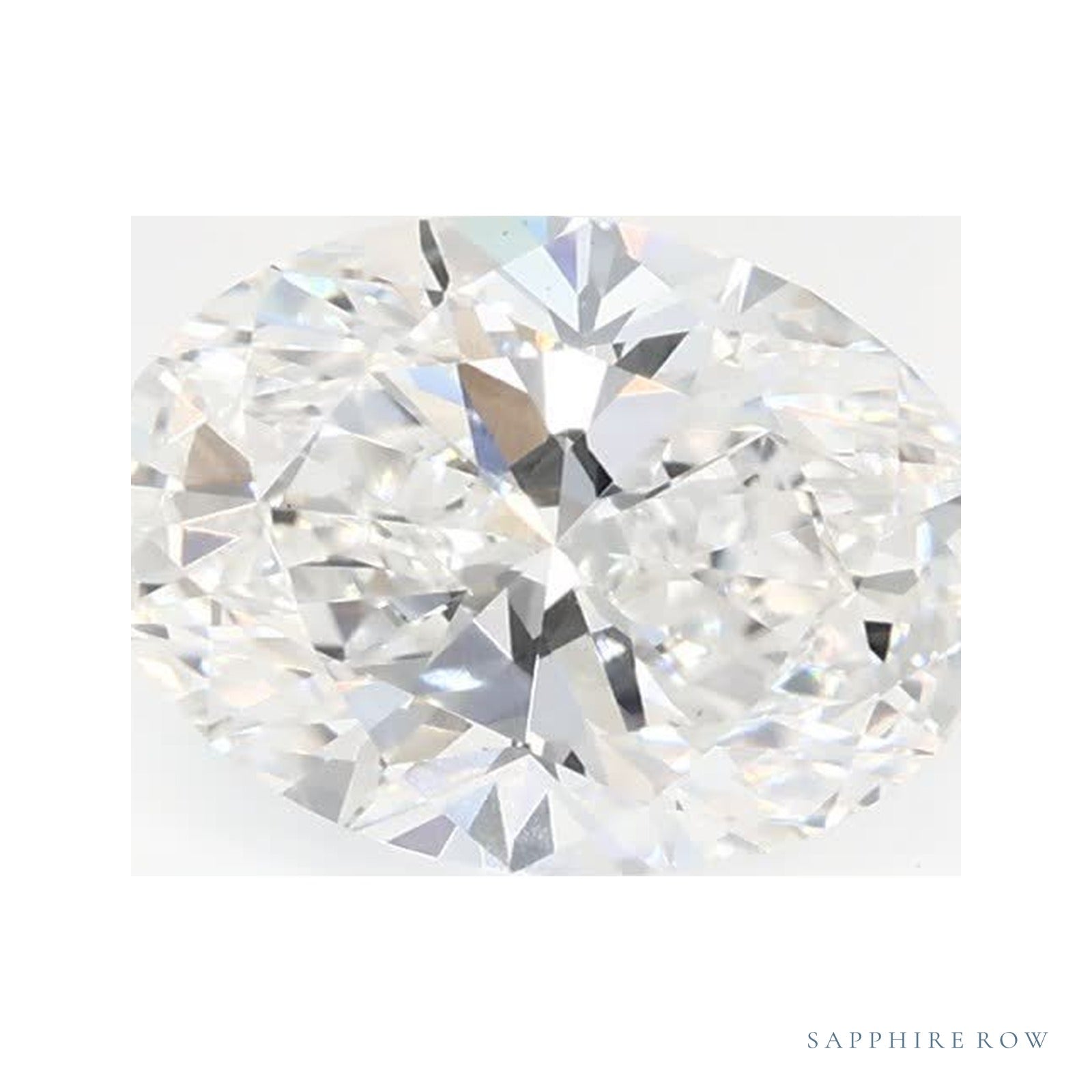 1.23 ct lab-grown diamond, oval cut | Sapphire Row · cut4
