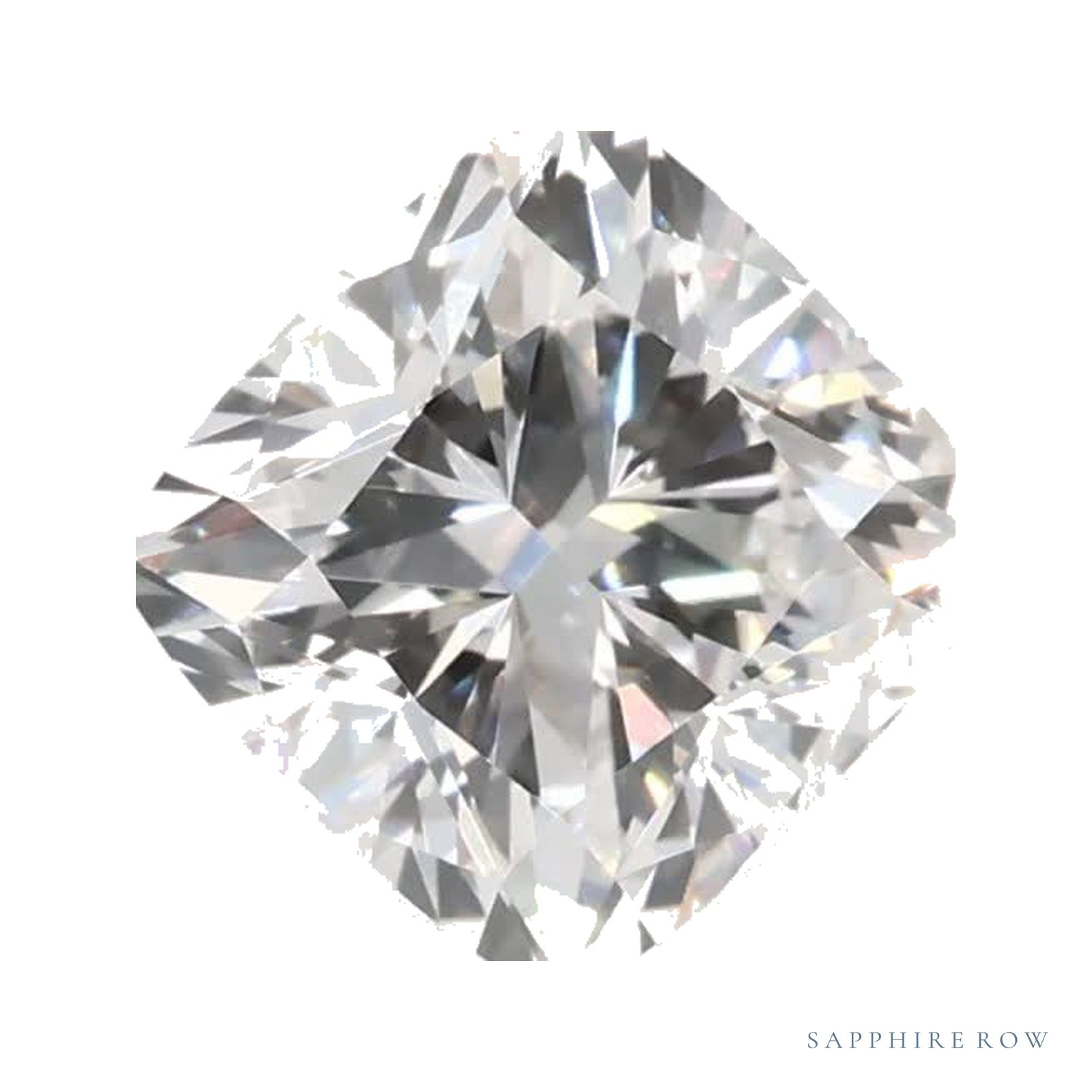 1.23 ct lab-grown diamond, cushion cut | Sapphire Row · cut4