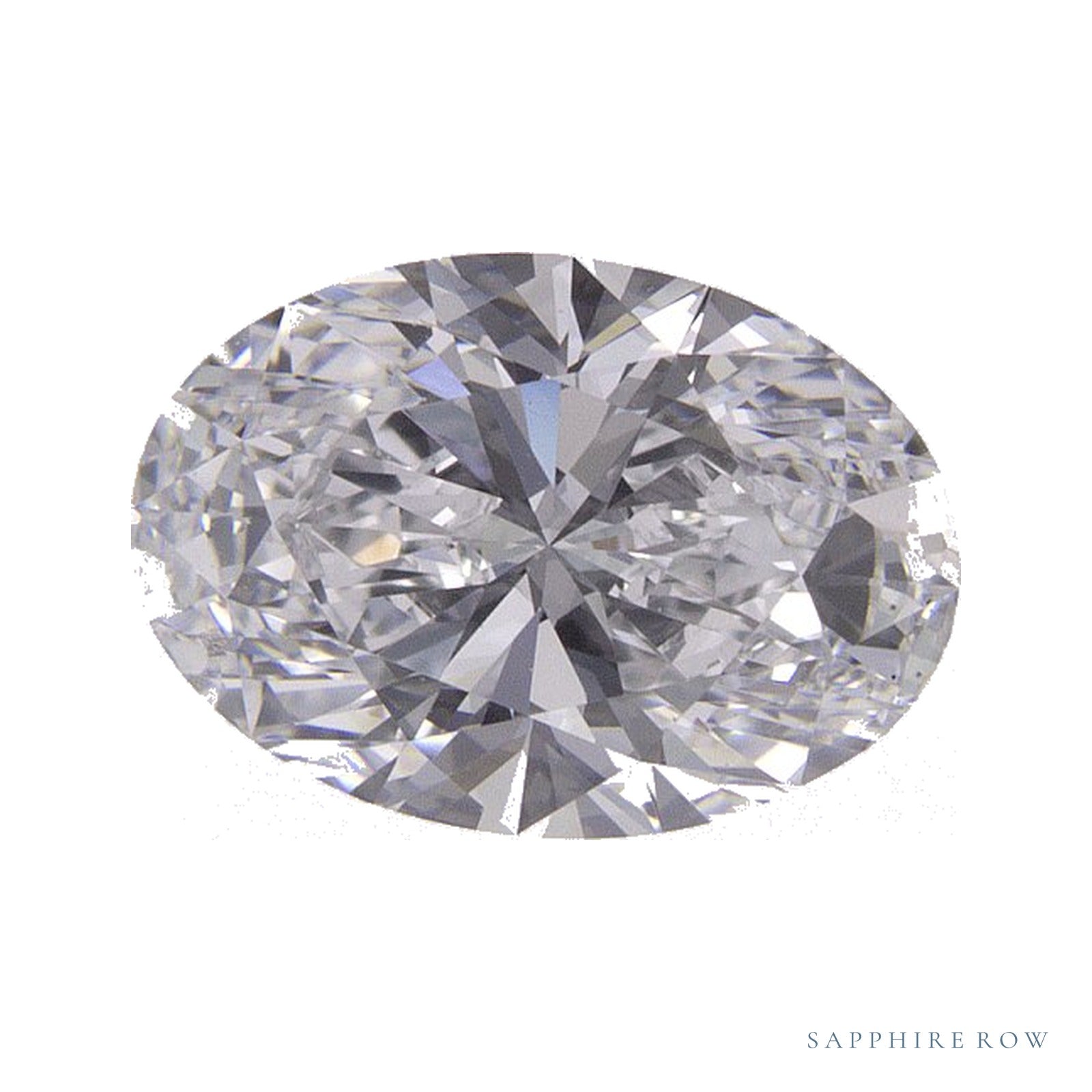 1.22 ct lab-grown diamond, oval cut | Sapphire Row · cut4