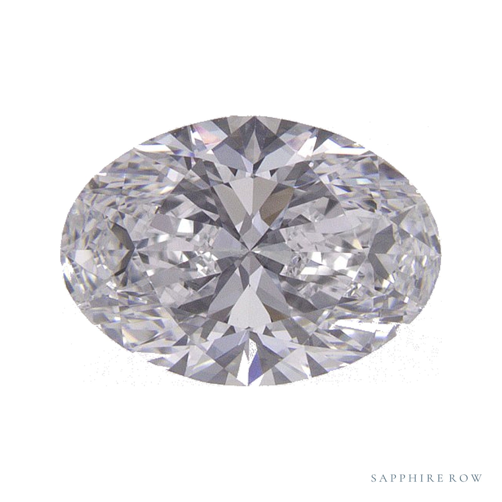 1.22 ct lab-grown diamond, oval cut | Sapphire Row · cut4