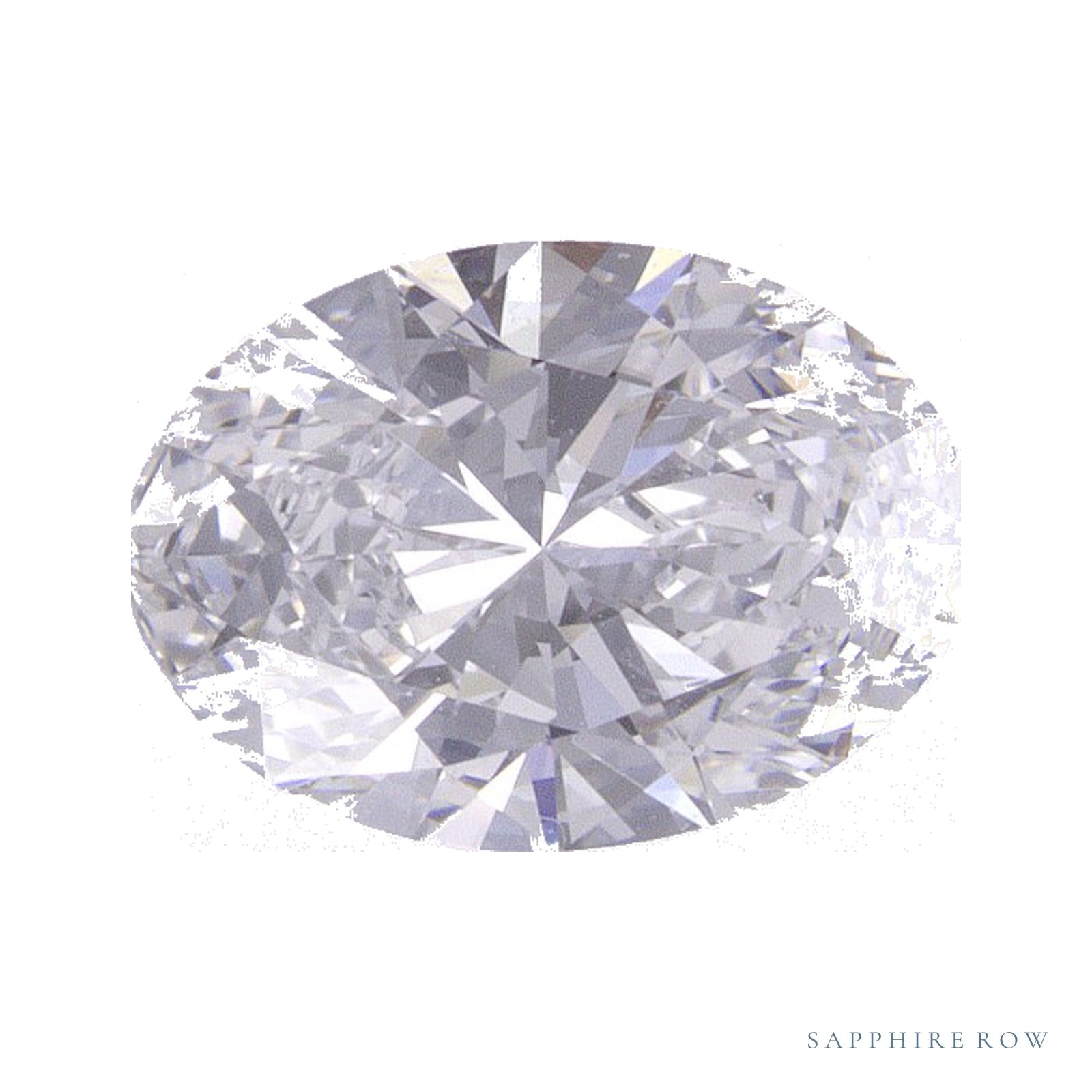 1.22 ct lab-grown diamond, oval cut | Sapphire Row · cut4