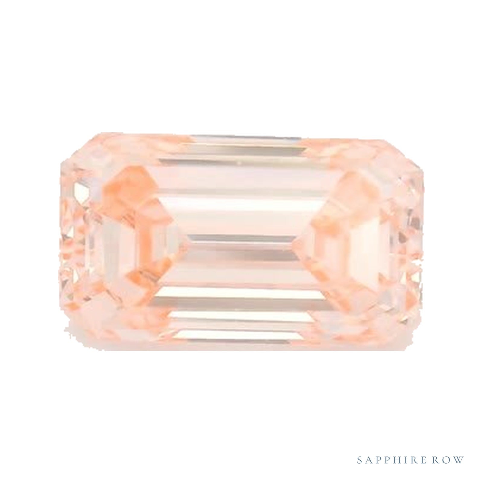 1.21 ct lab-grown fancy vivid pink diamond, emerald cut | Sapphire Row · cut4