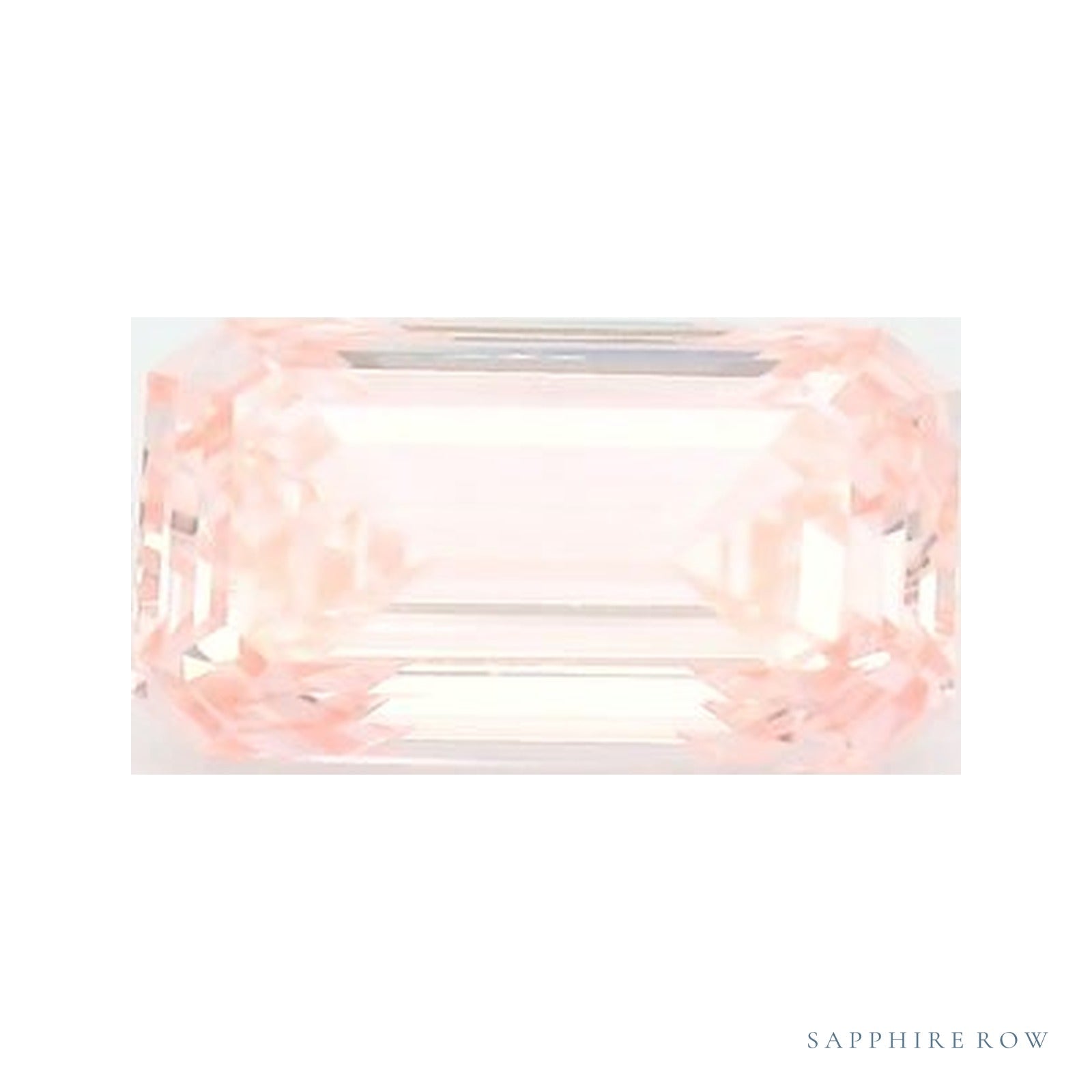 1.21 ct lab-grown fancy vivid pink diamond, emerald cut | Sapphire Row · cut4