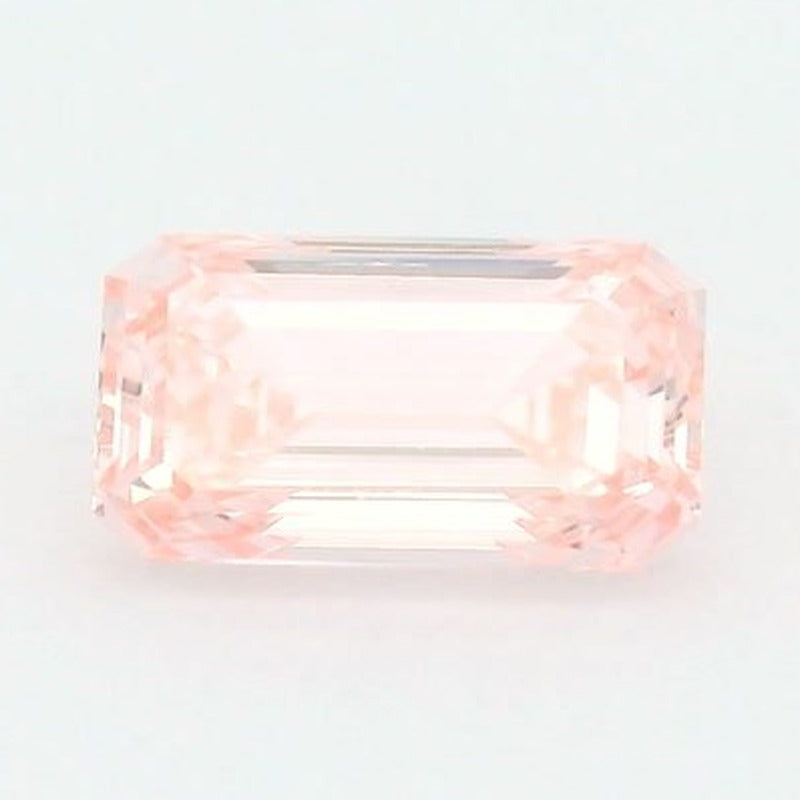 1.21 ct lab-grown fancy vivid pink diamond, emerald cut | Sapphire Row · cut7