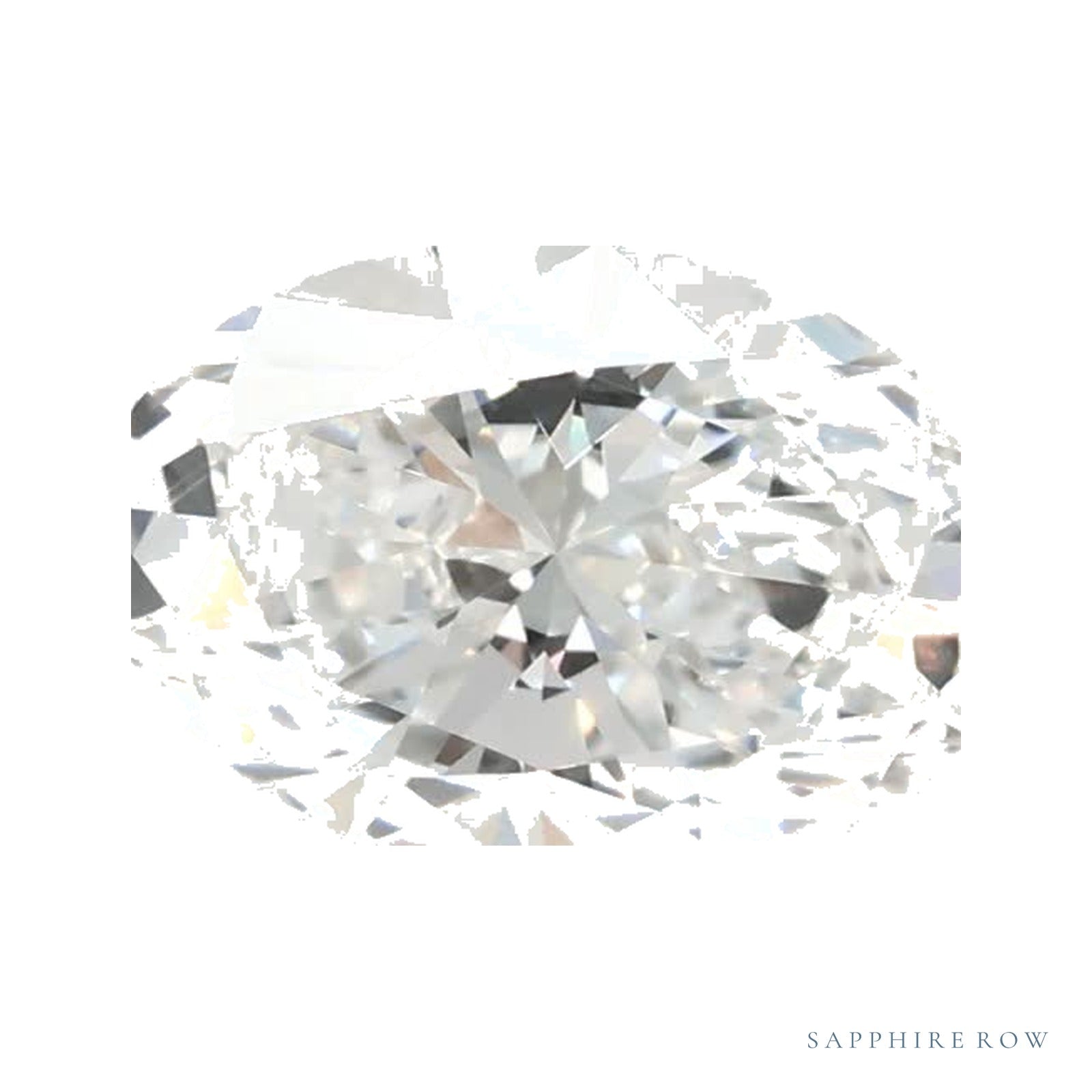 1.21 ct lab-grown diamond, oval cut | Sapphire Row · cut4