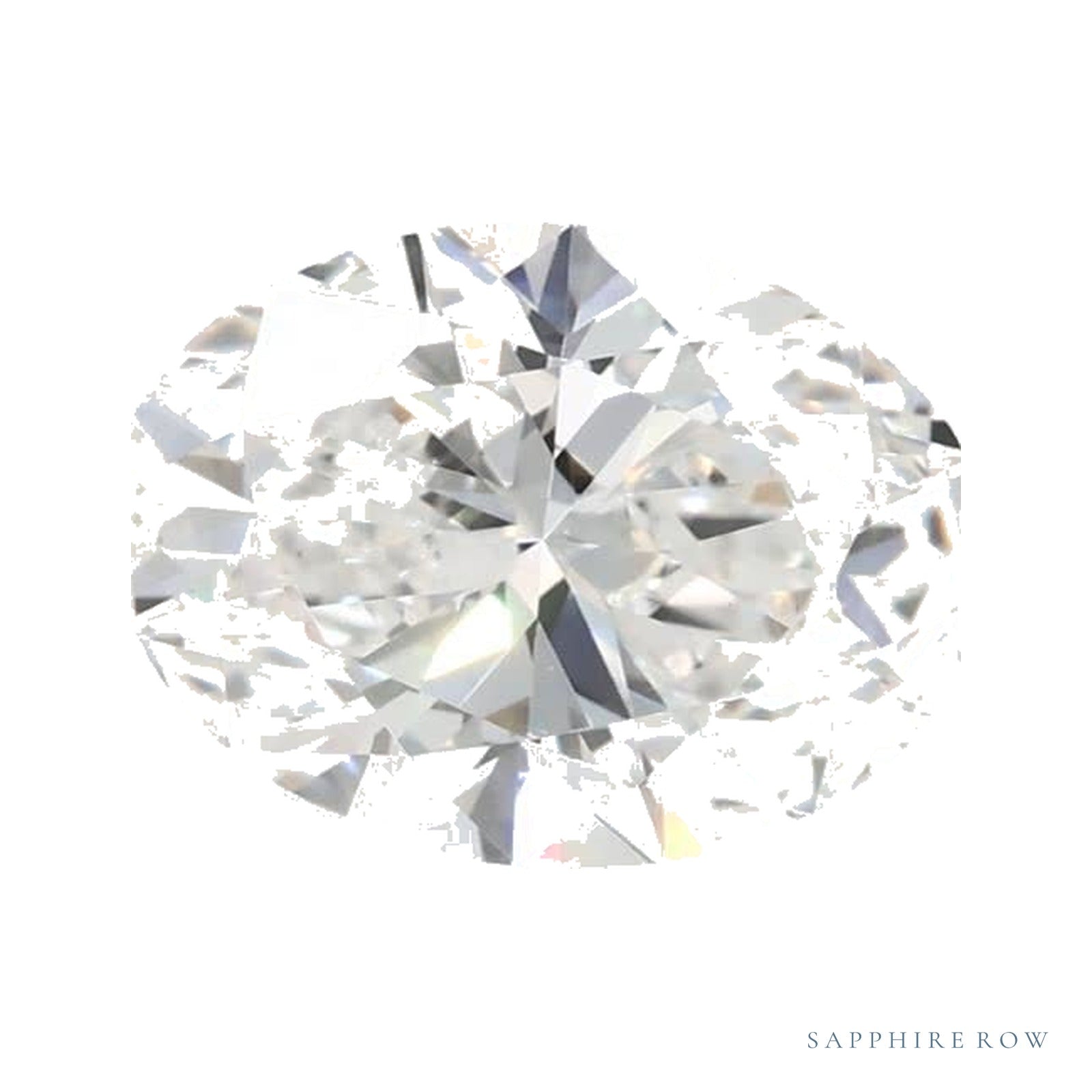 1.21 ct lab-grown diamond, oval cut | Sapphire Row · cut4