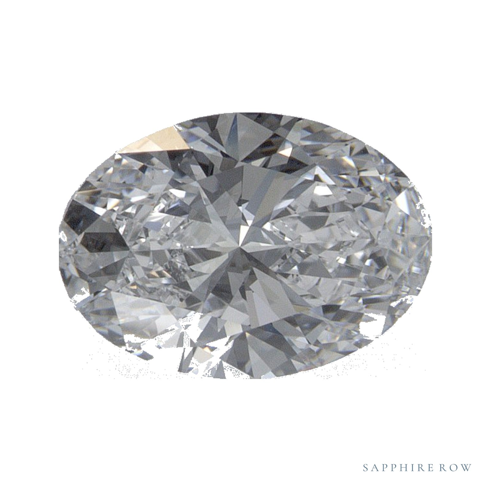 1.21 ct lab-grown diamond, oval cut | Sapphire Row · cut4