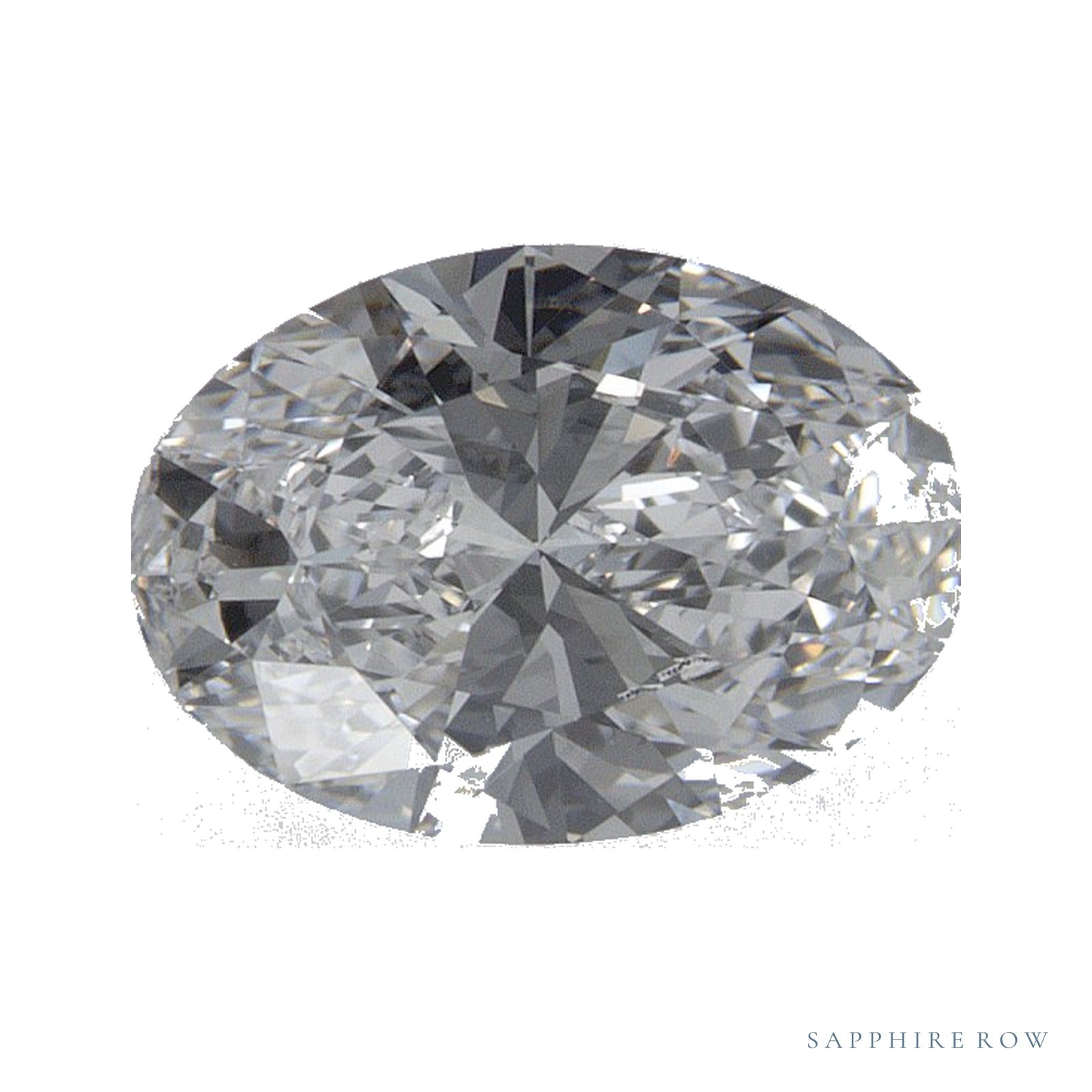 1.21 ct lab-grown diamond, oval cut | Sapphire Row · cut4
