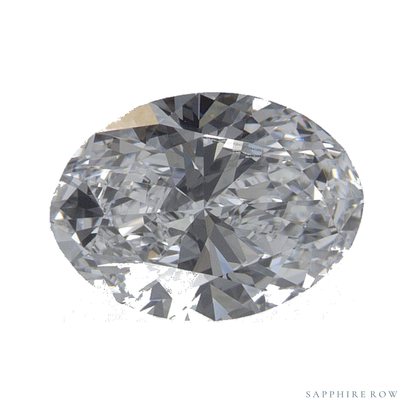 1.21 ct lab-grown diamond, oval cut | Sapphire Row · cut4